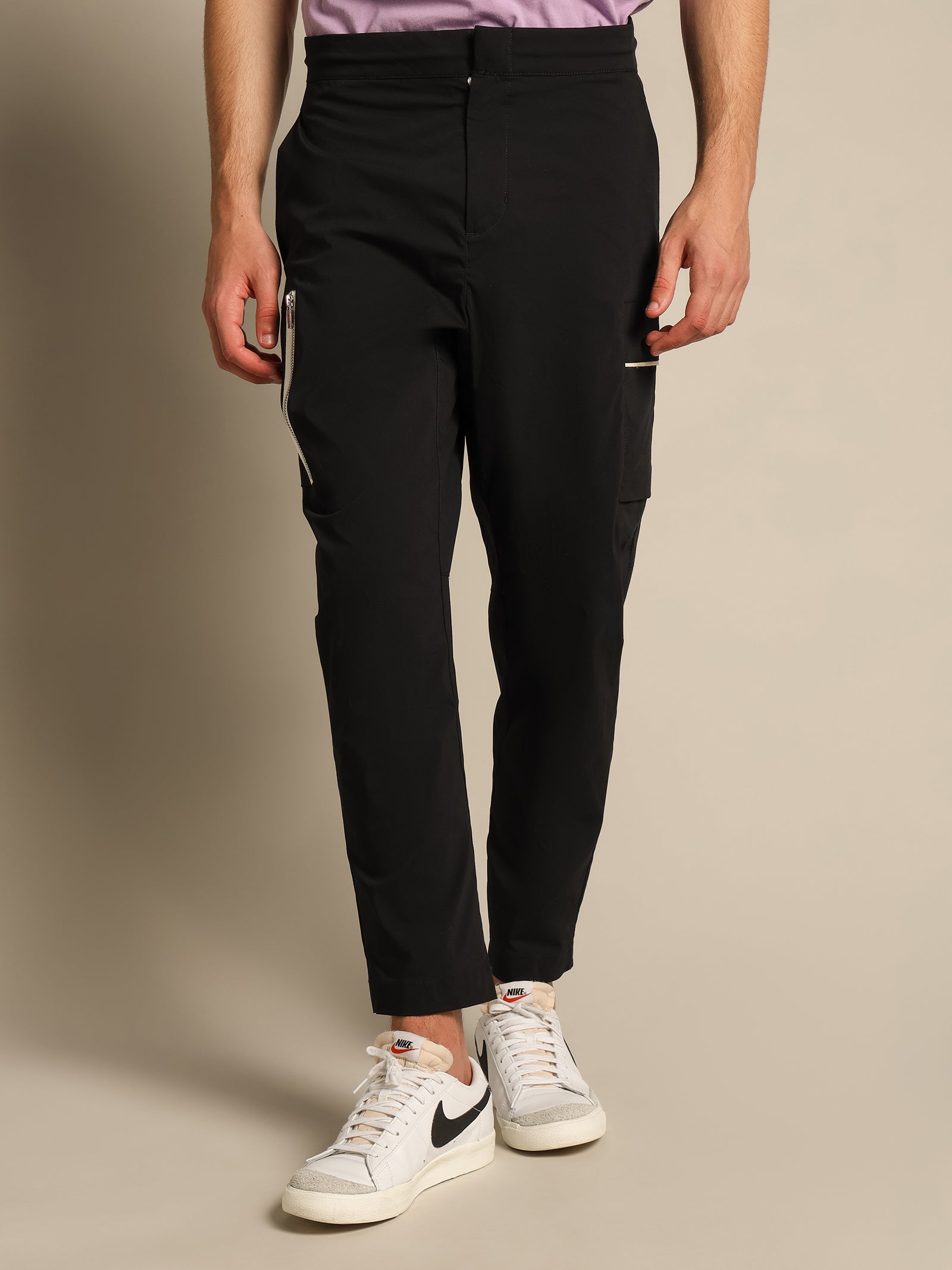 Sportswear Style Essentials Woven Unlined Utility Pants in Black - Glue  Store