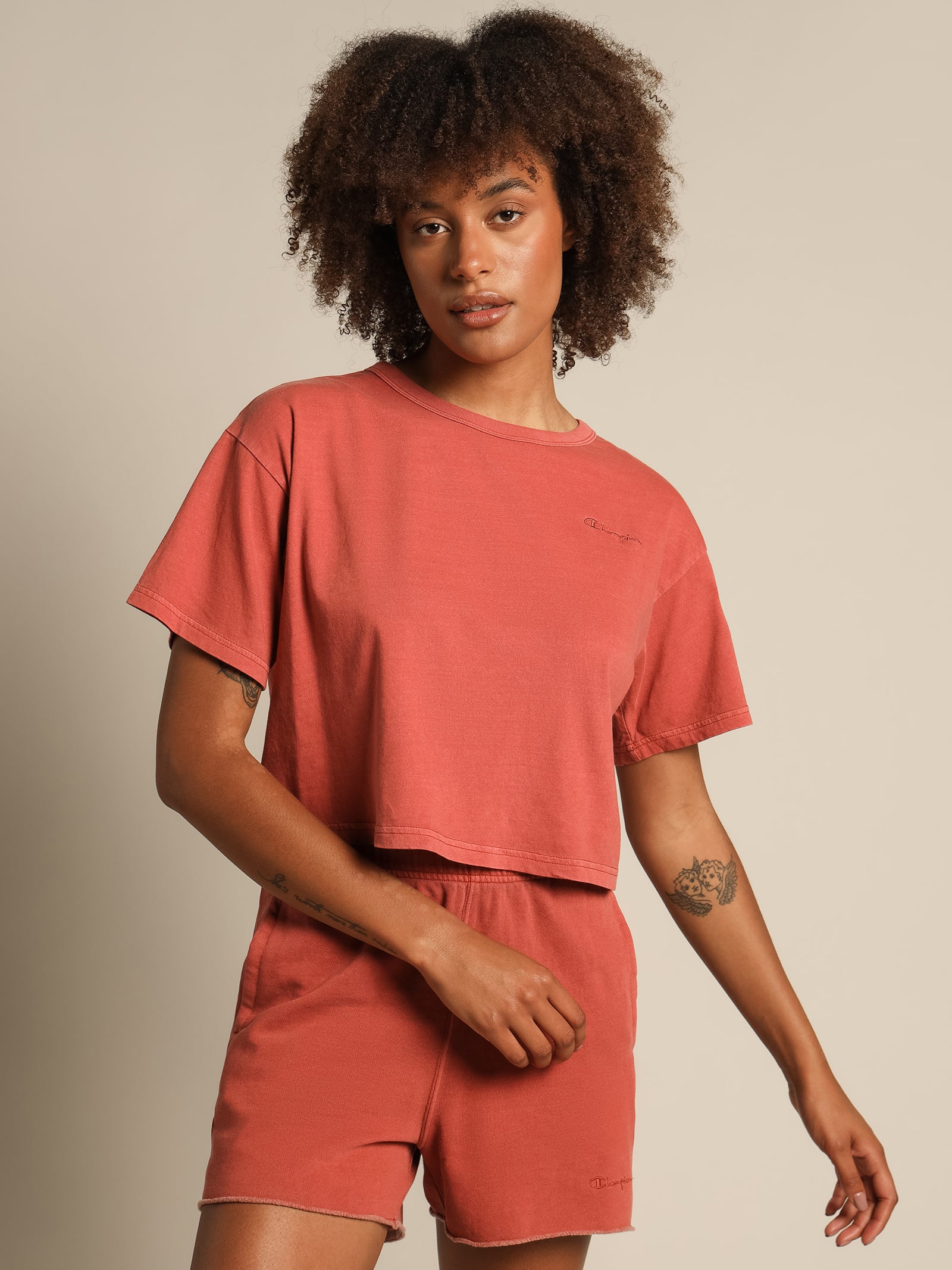 Lightweight Vintage T-Shirt in Sandalwood