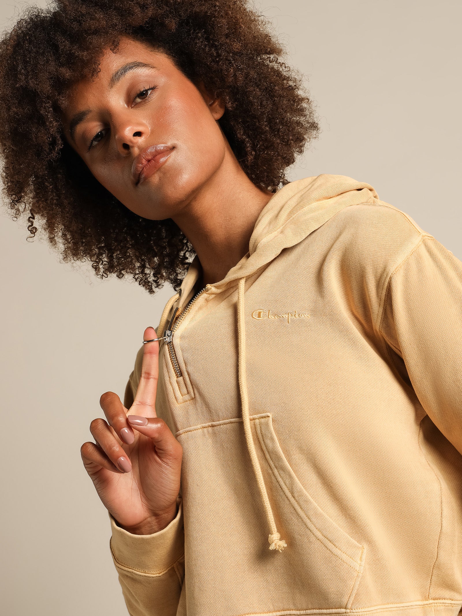 Lightweight Vintage Fleece in Gold Butter