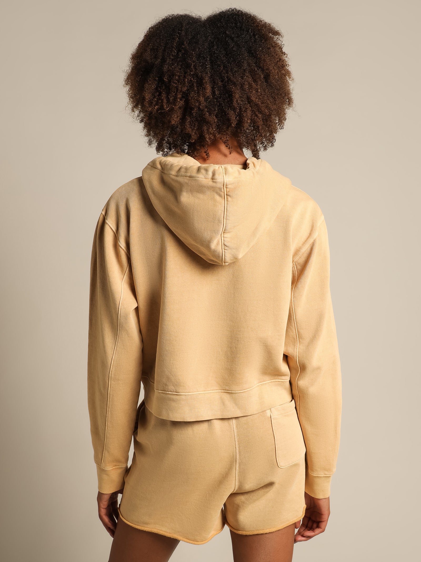 Lightweight Vintage Fleece in Gold Butter