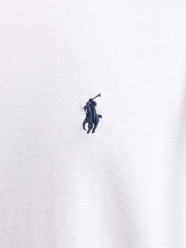 Polo ralph lauren Classic Fit Mesh Polo in White White | Glue Store