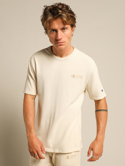 Re:bound Pique T-Shirt in Natural