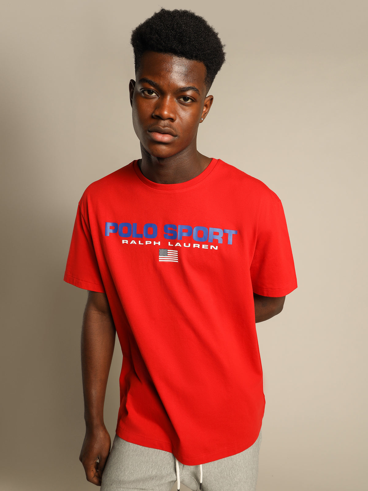 Polo Ralph Lauren Polo Sport Jersey T-Shirt in Red | Red