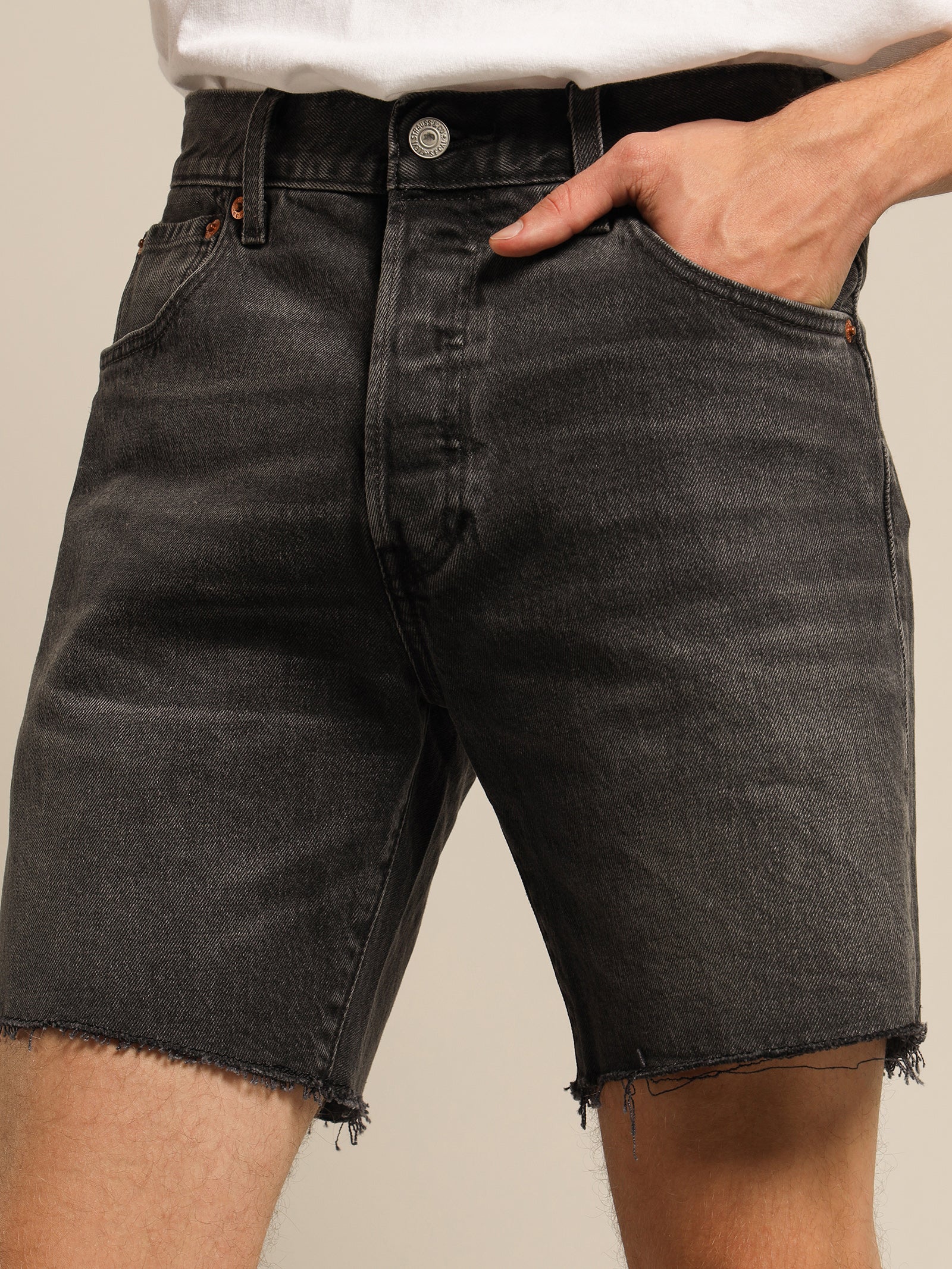 501® '93 Cut Off Jean Shorts - Black