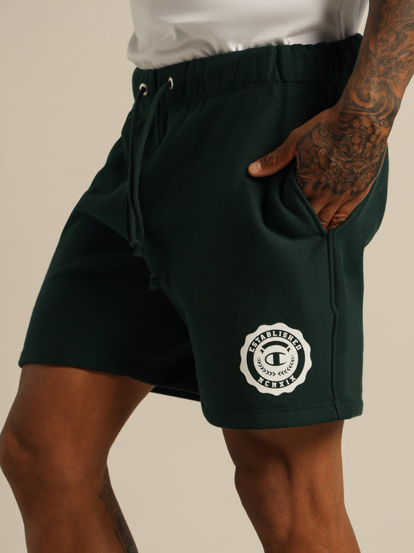 Champion Reverse Weave Shorts in Green Green | Glue Store