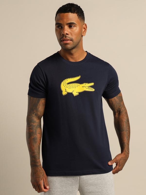 Lacoste Logo T-Shirt in Navy Navy | Glue Store