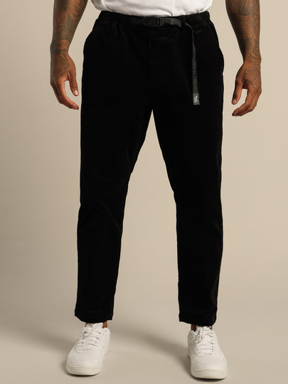 Gramicci x Deus Long Cord Pants in Black