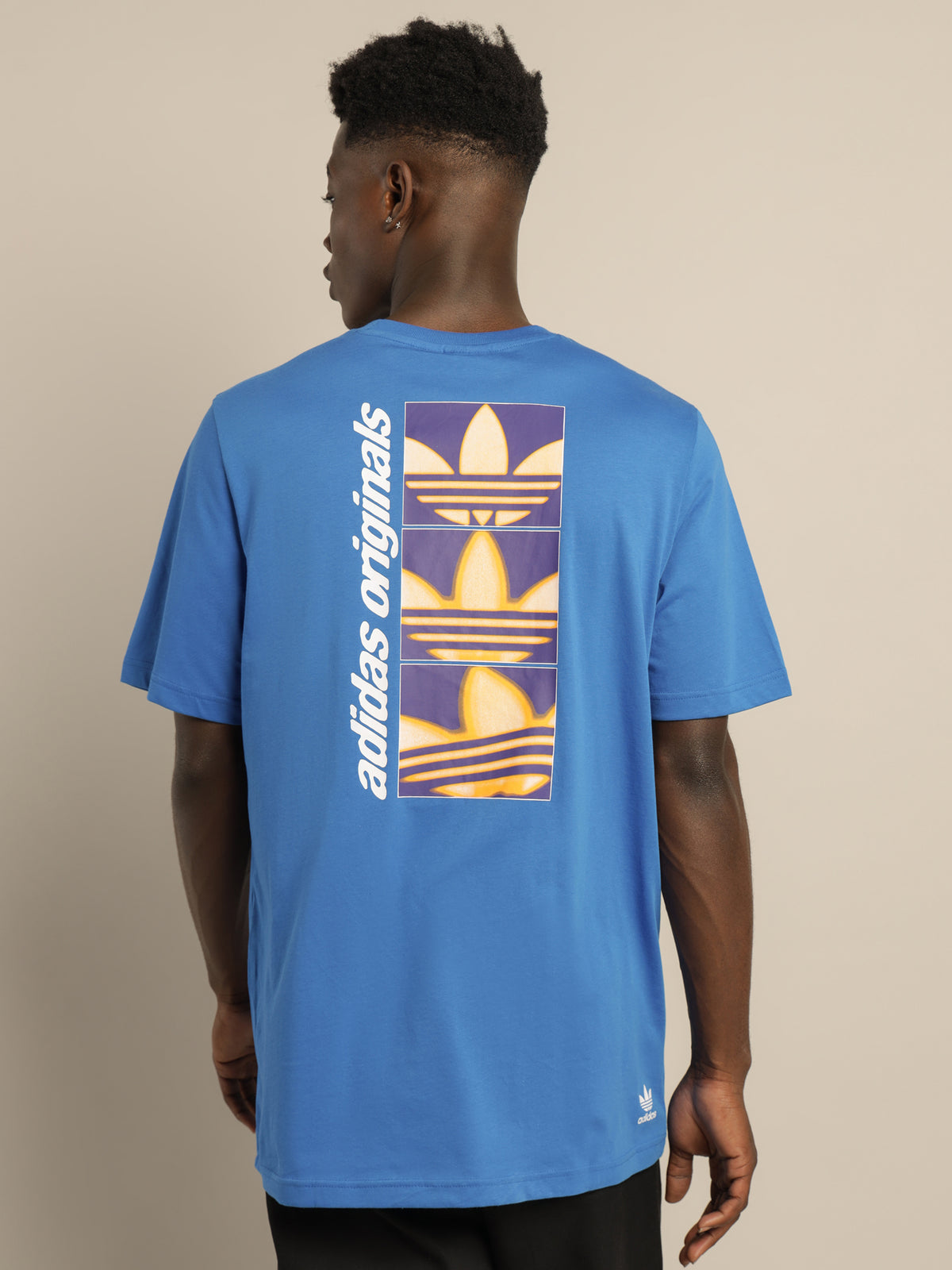 Adidas Graphics Y2K T-Shirt in Blue Bird | Blue