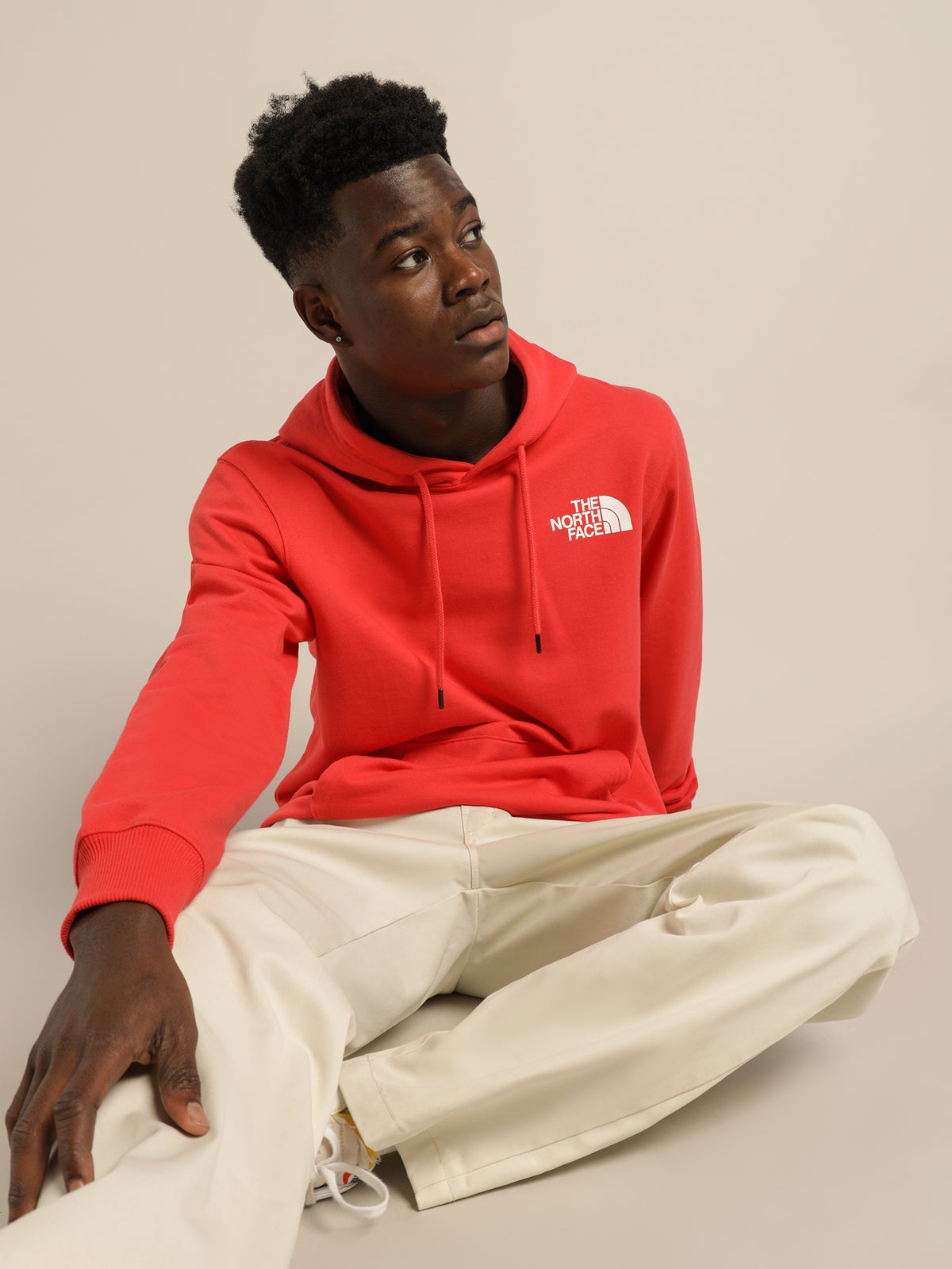 The North Face CNY Recycled Pullover Hoodie in Red | S