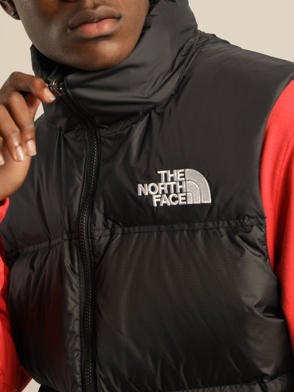 The North Face 1996 Retro Nuptse Vest in Black | Black