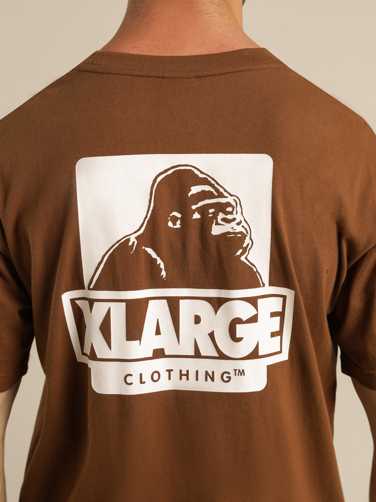 Xlarge 91 Text T-Shirt in Brown | Brown