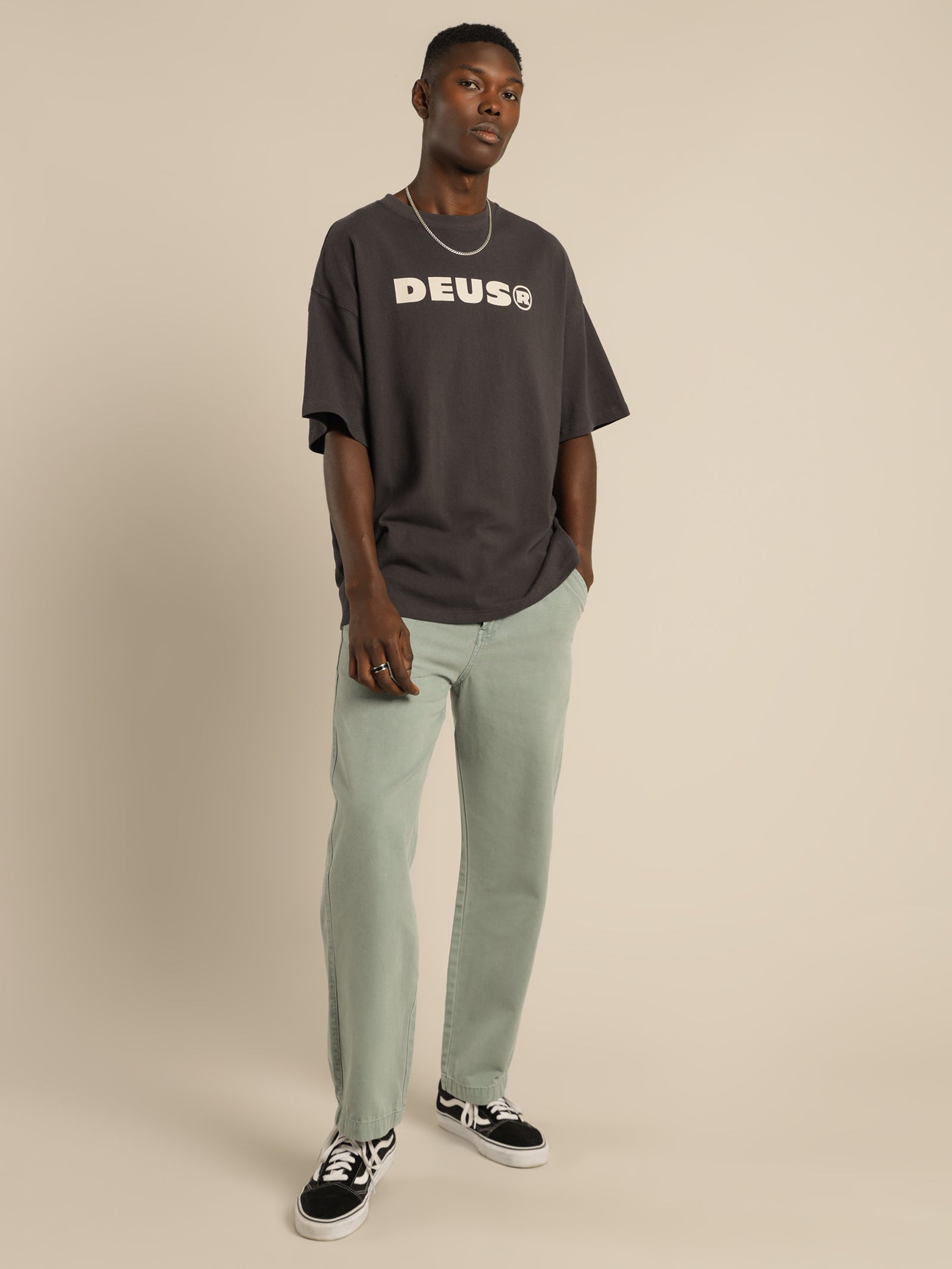 Jett Record Pants in Mineral Blue