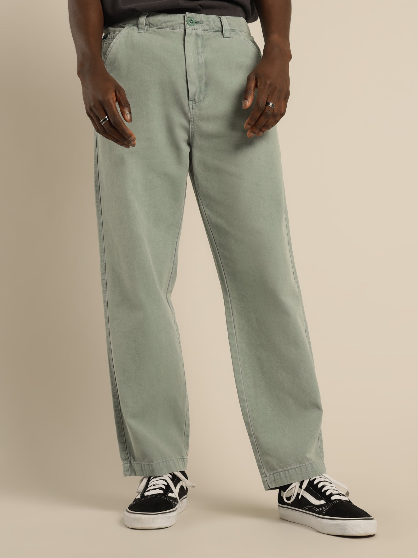 Jett Record Pants in Mineral Blue