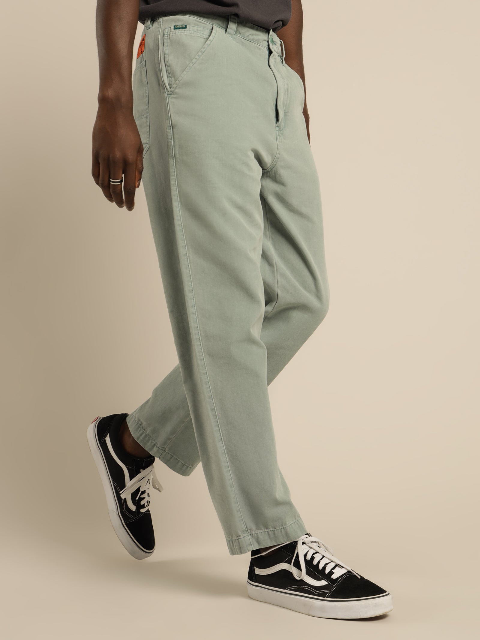 Jett Record Pants in Mineral Blue