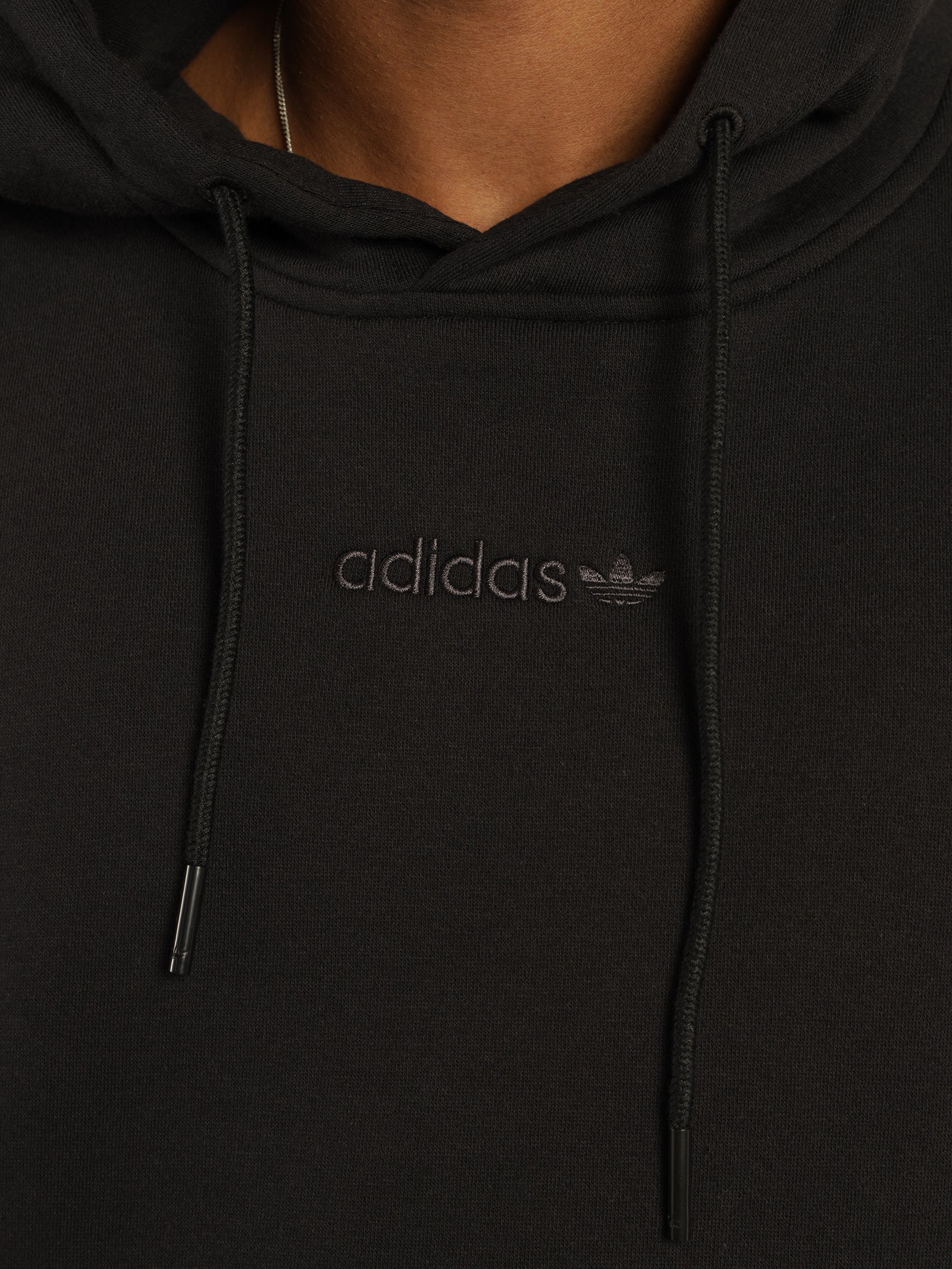 Adidas linear best sale hoodie mens