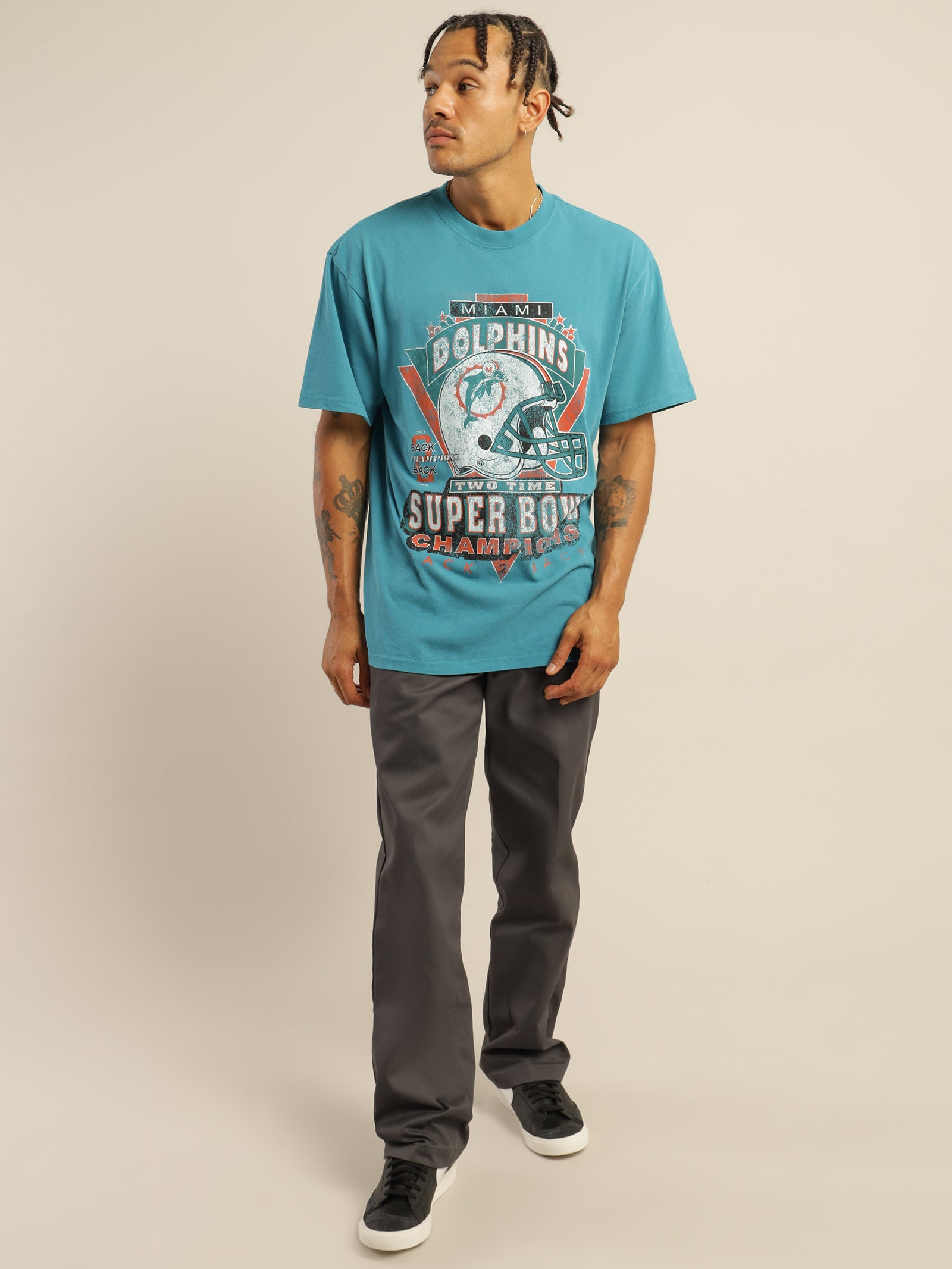 Miami Dolphins T-Shirt in Teal - Glue Store