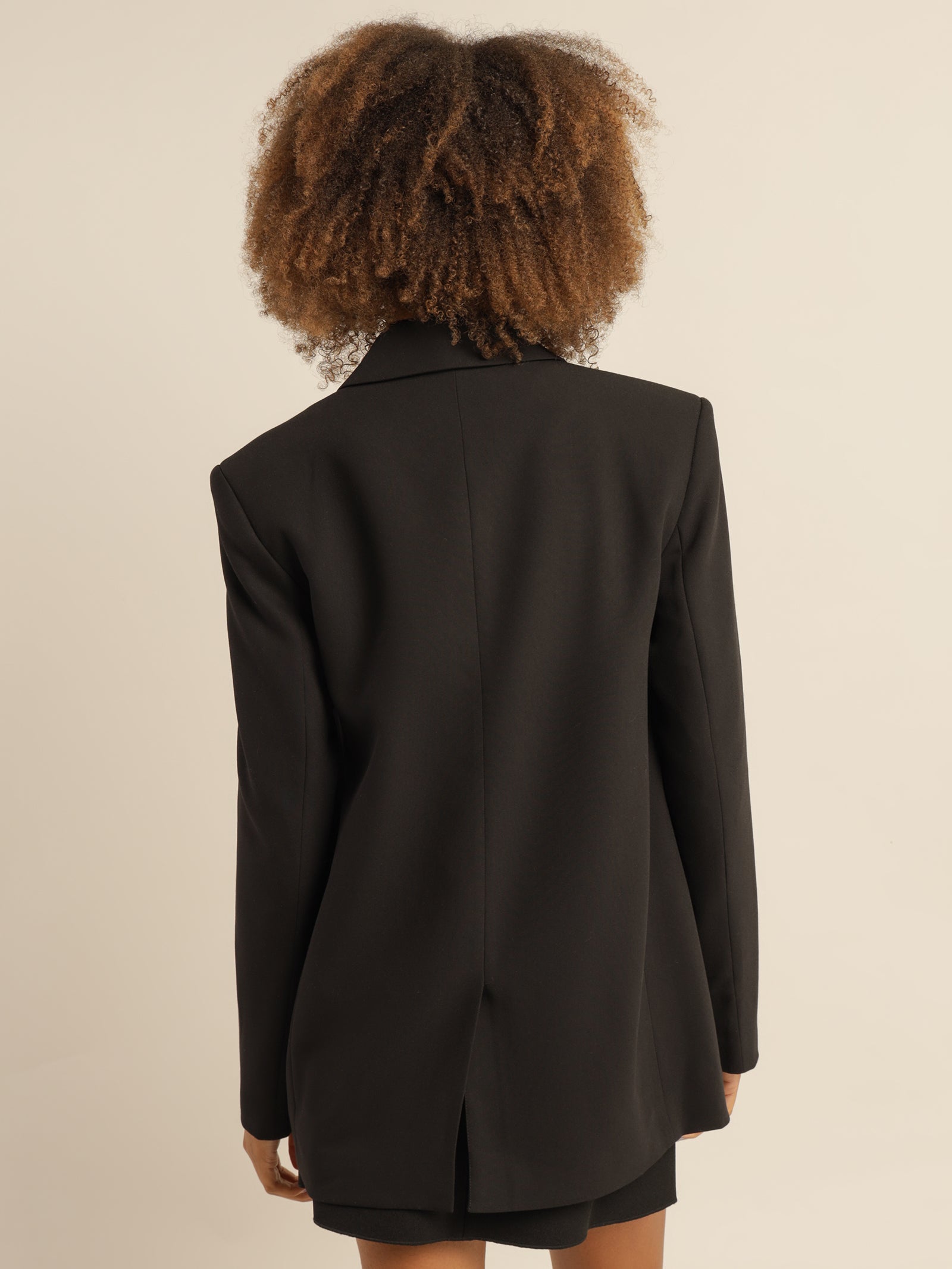 Campbell Oversized Blazer in Black