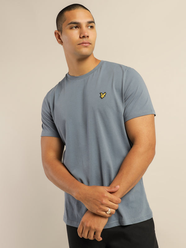 Lyle & scott Plain T-Shirt in Slate Grey Slate | Glue Store