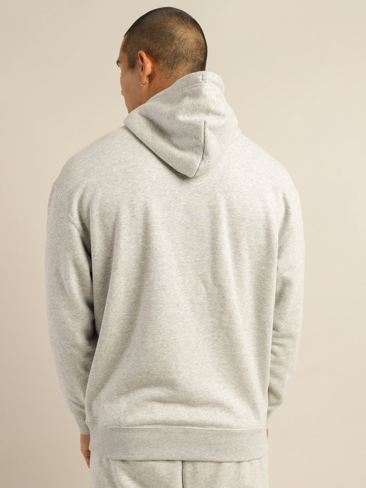 Puma Classics Relaxed Hoodie in Light Grey Heather | Light Grey