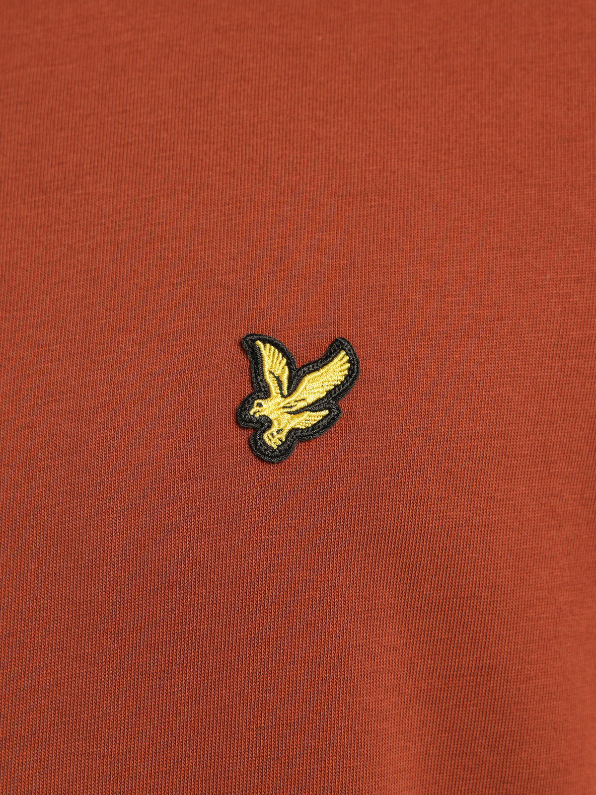 Lyle & Scott Plain T-Shirt in Rust Orange | Rust