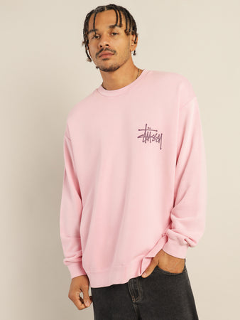 Stussy Pigment Graffiti Crew In Pigment Confetti Pink | Glue Store