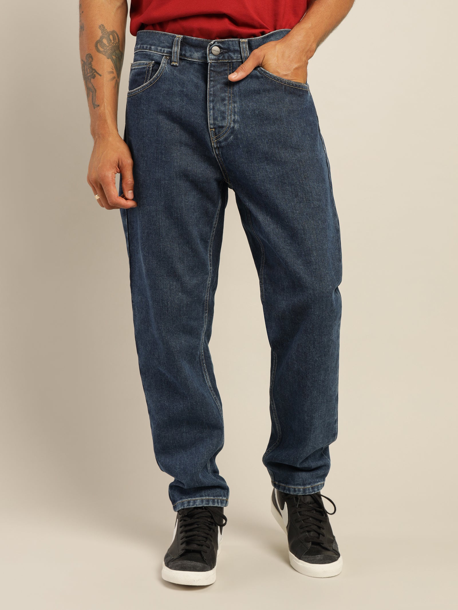 Carhartt wip Newel Pants in Blue Denim Blue | Glue Store