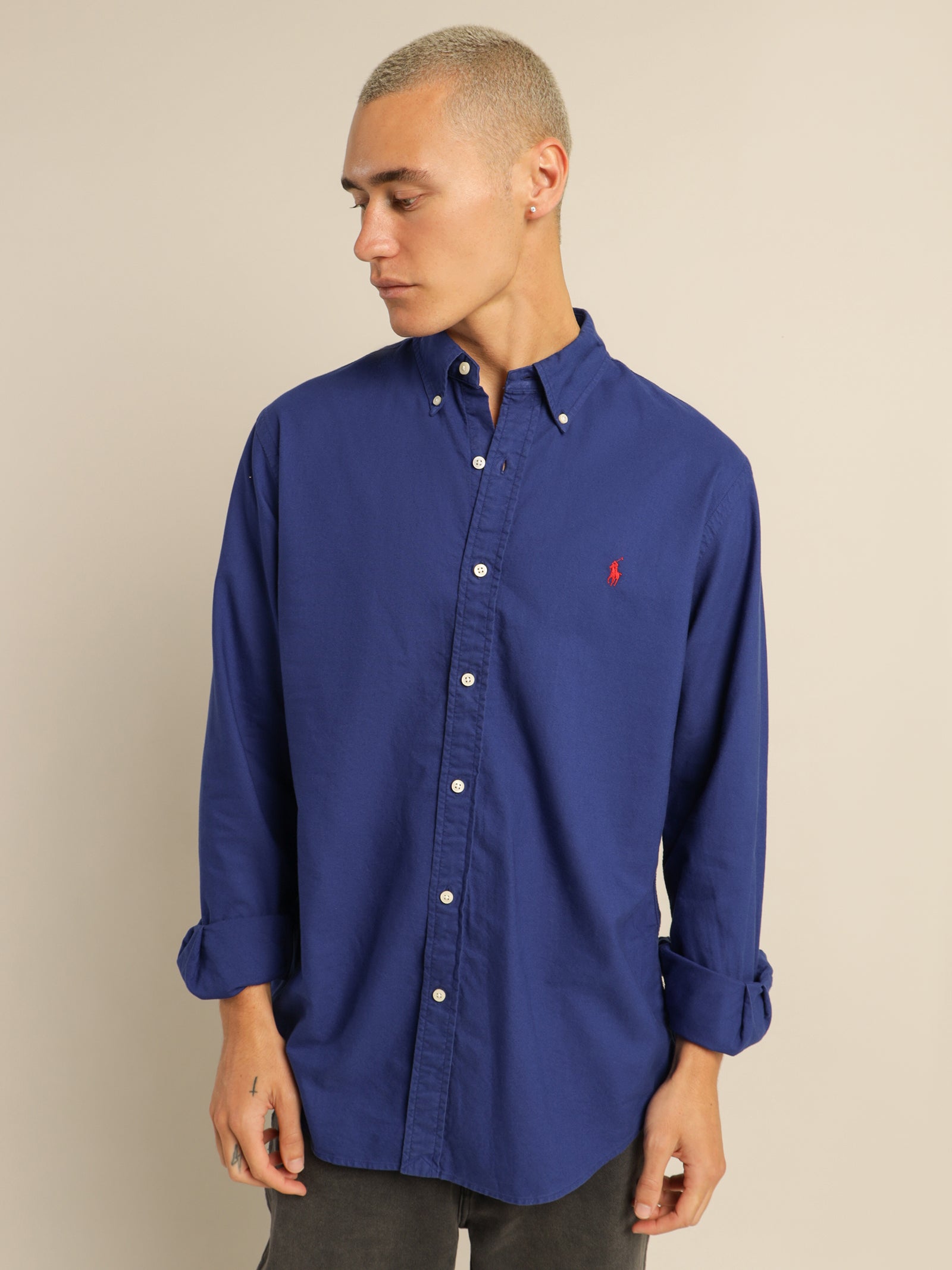 Ralph lauren custom clearance fit oxford shirt