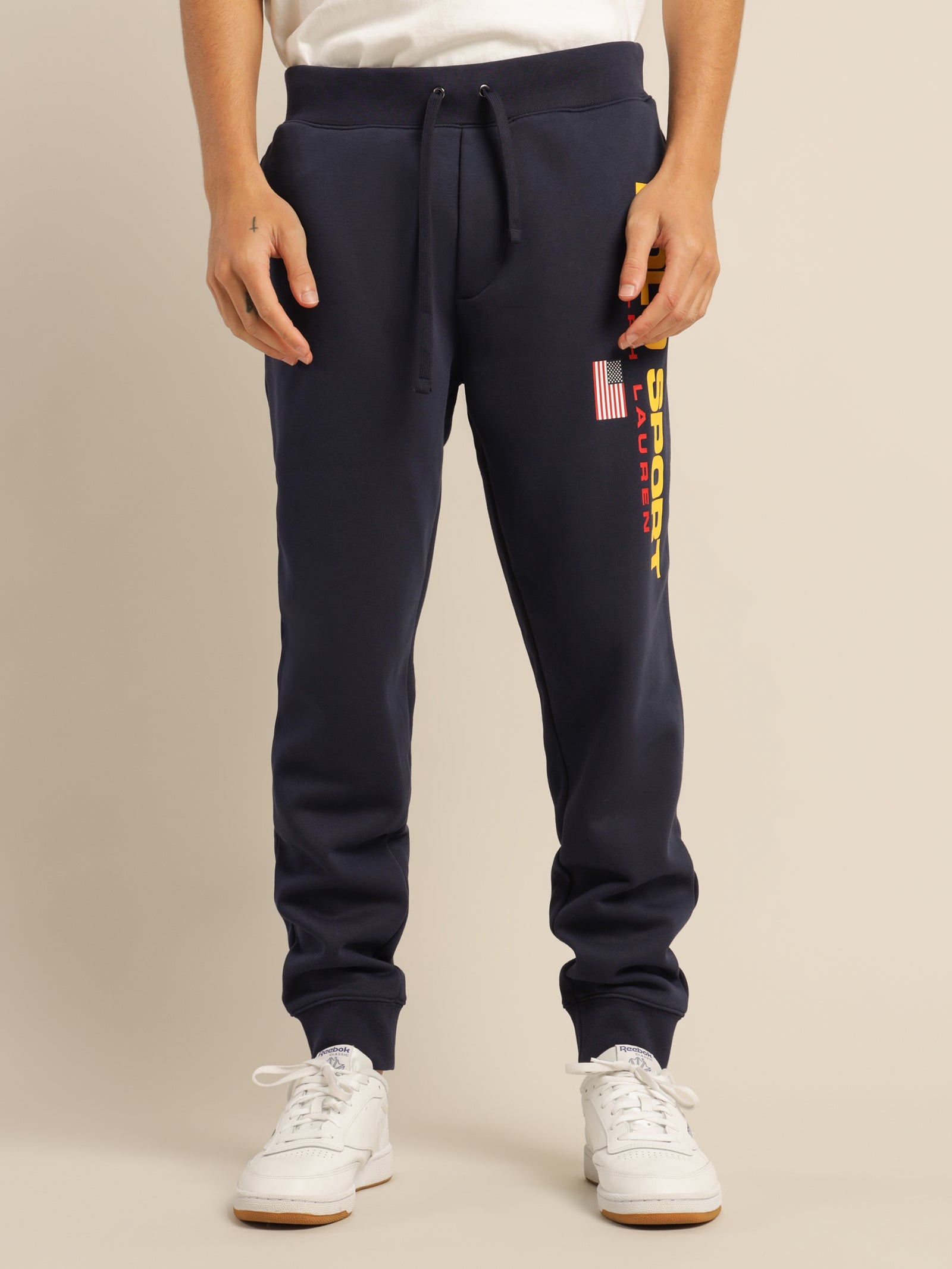 Polo Sport Track Pants in Cruise Navy