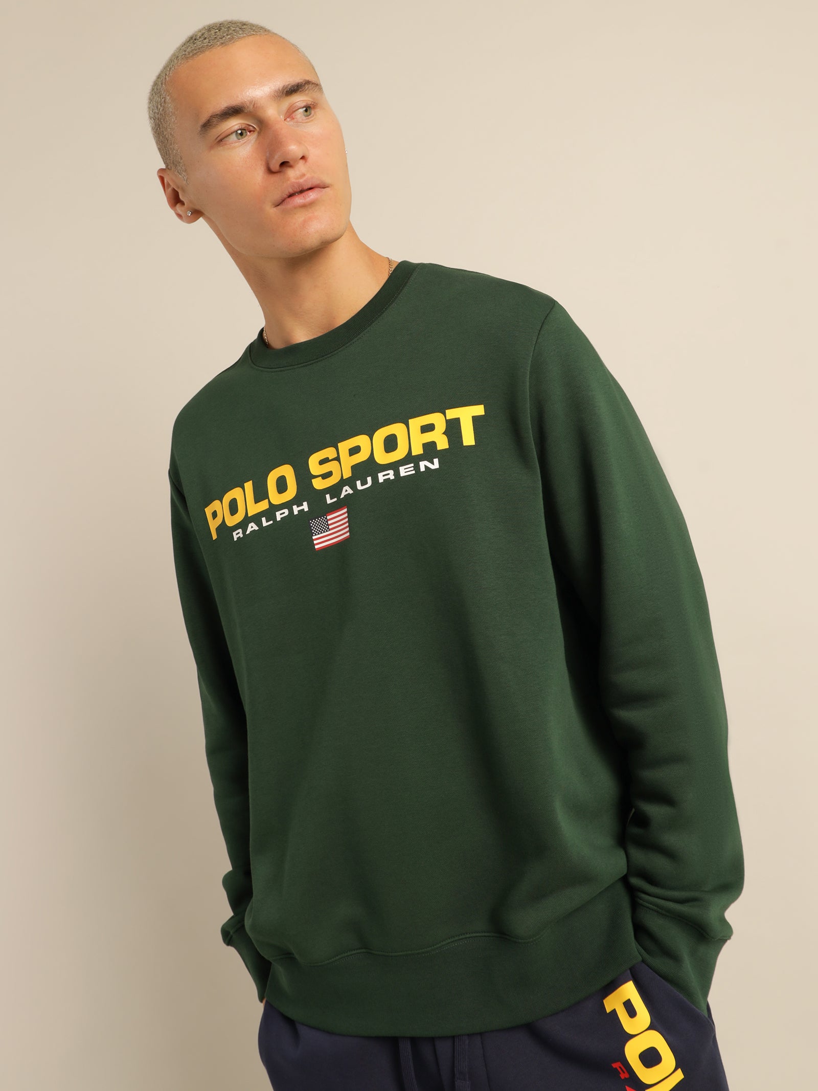 Polo Sport Fleece in College Green