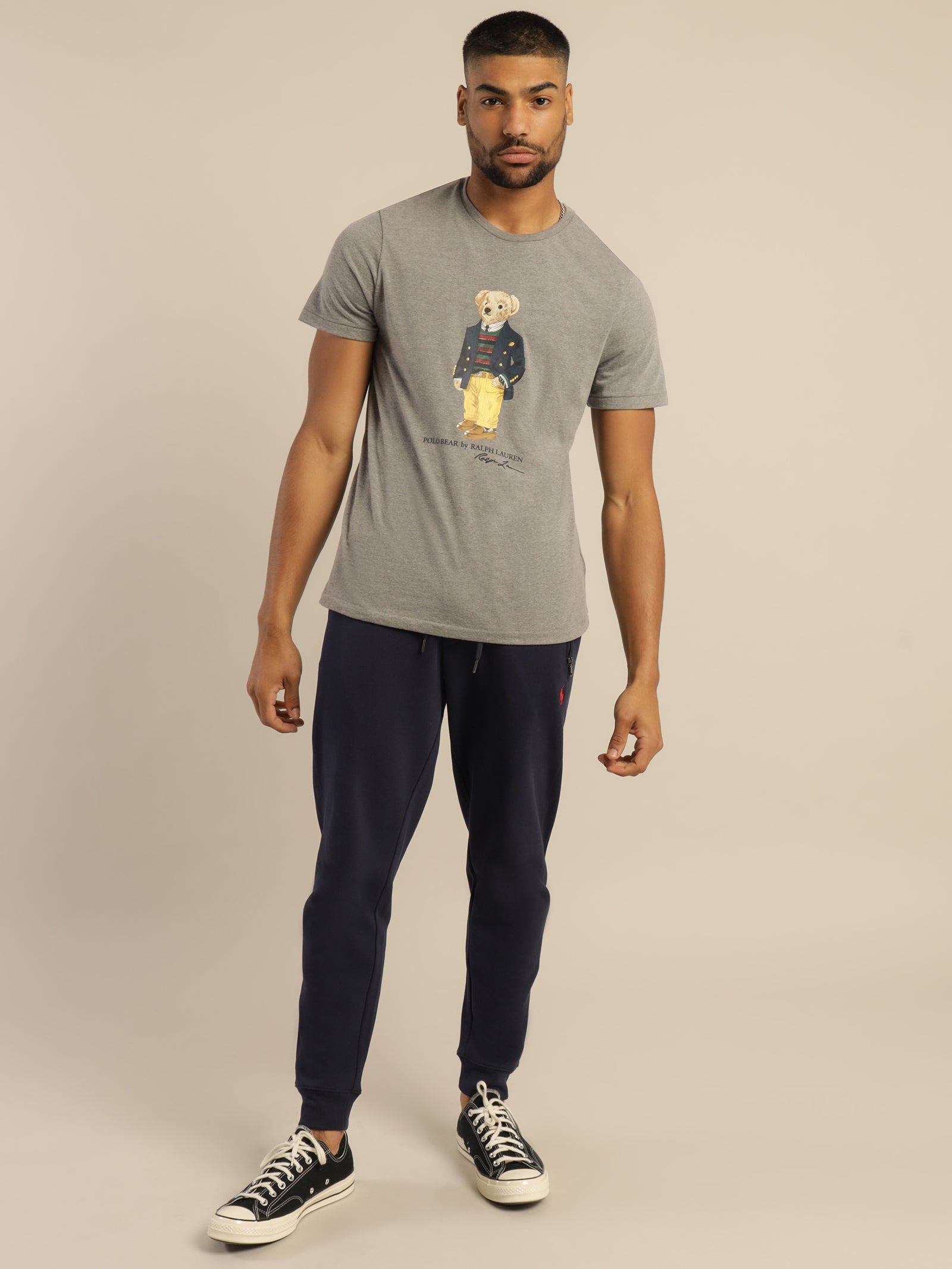 T-shirts Ralph Lauren - Polo Bear T-shirt in gray - 710853310004