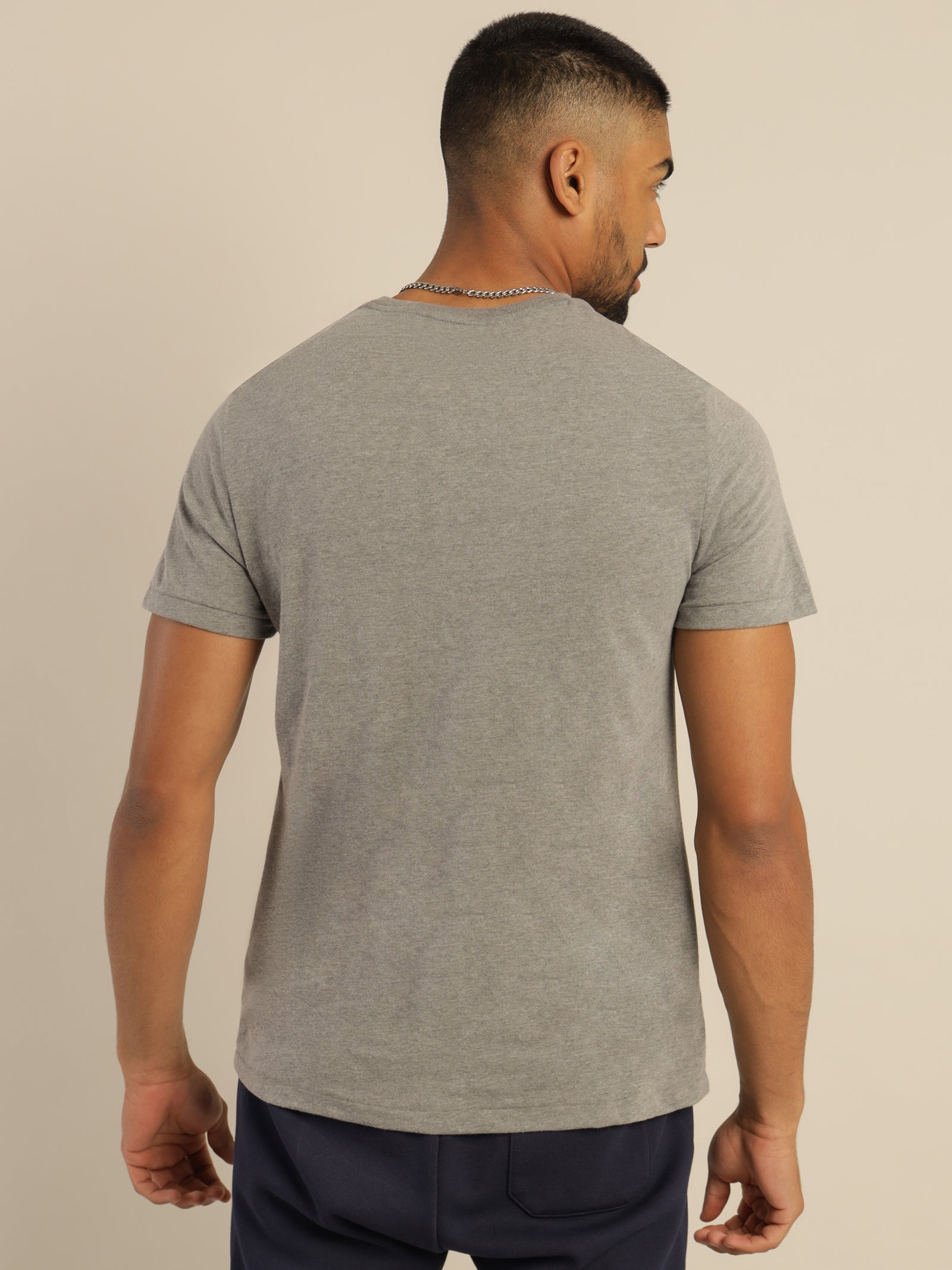 Polo 26/1 Jersey Bear in Classic Grey Heather