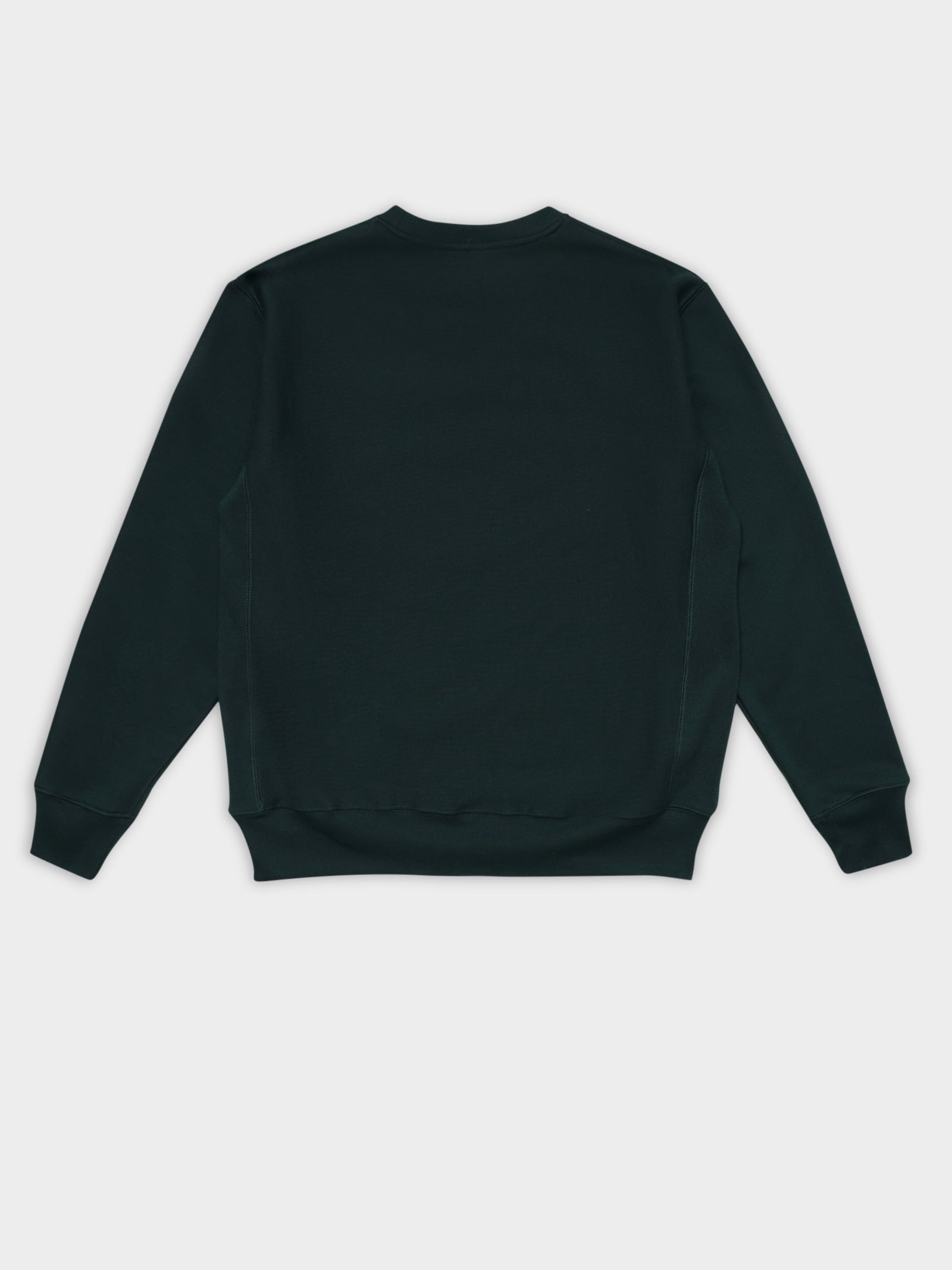 Reverse Weave Champion Uni Crewneck in Midfield Green