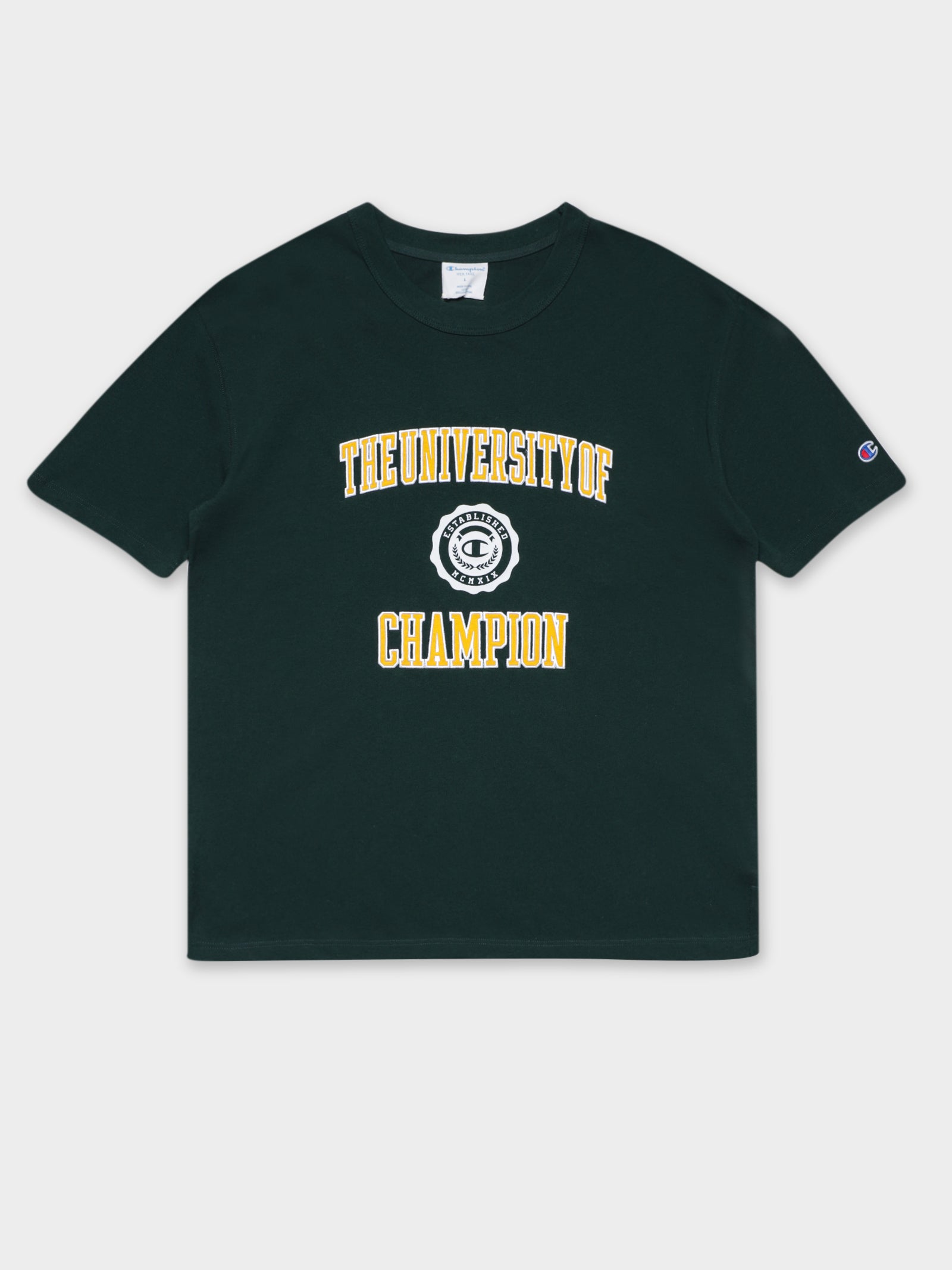 HT Champ Uni Short Sleeve T-Shirt in Midfield Green