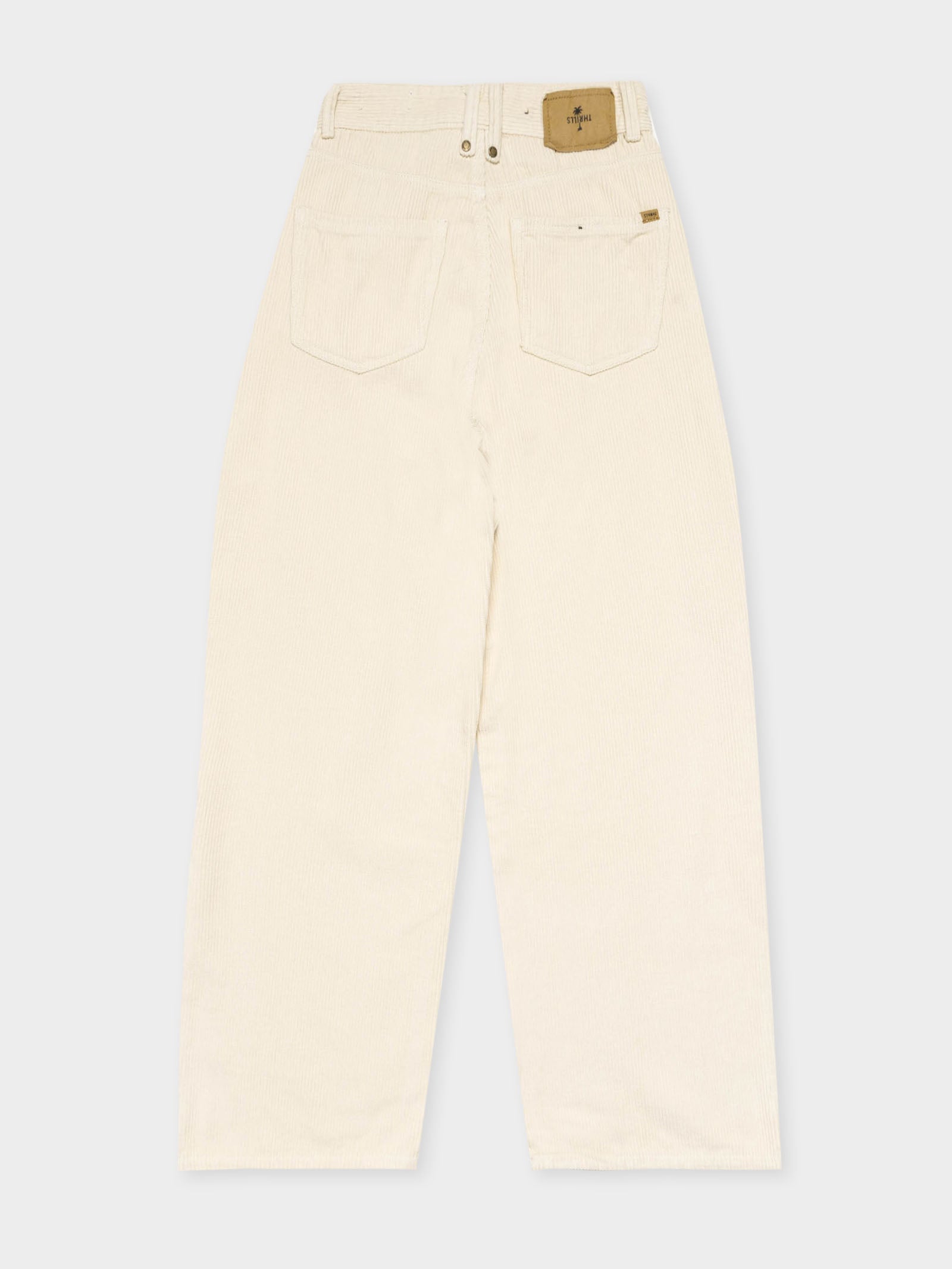 Billie Jean Cord Pants in Heritage White