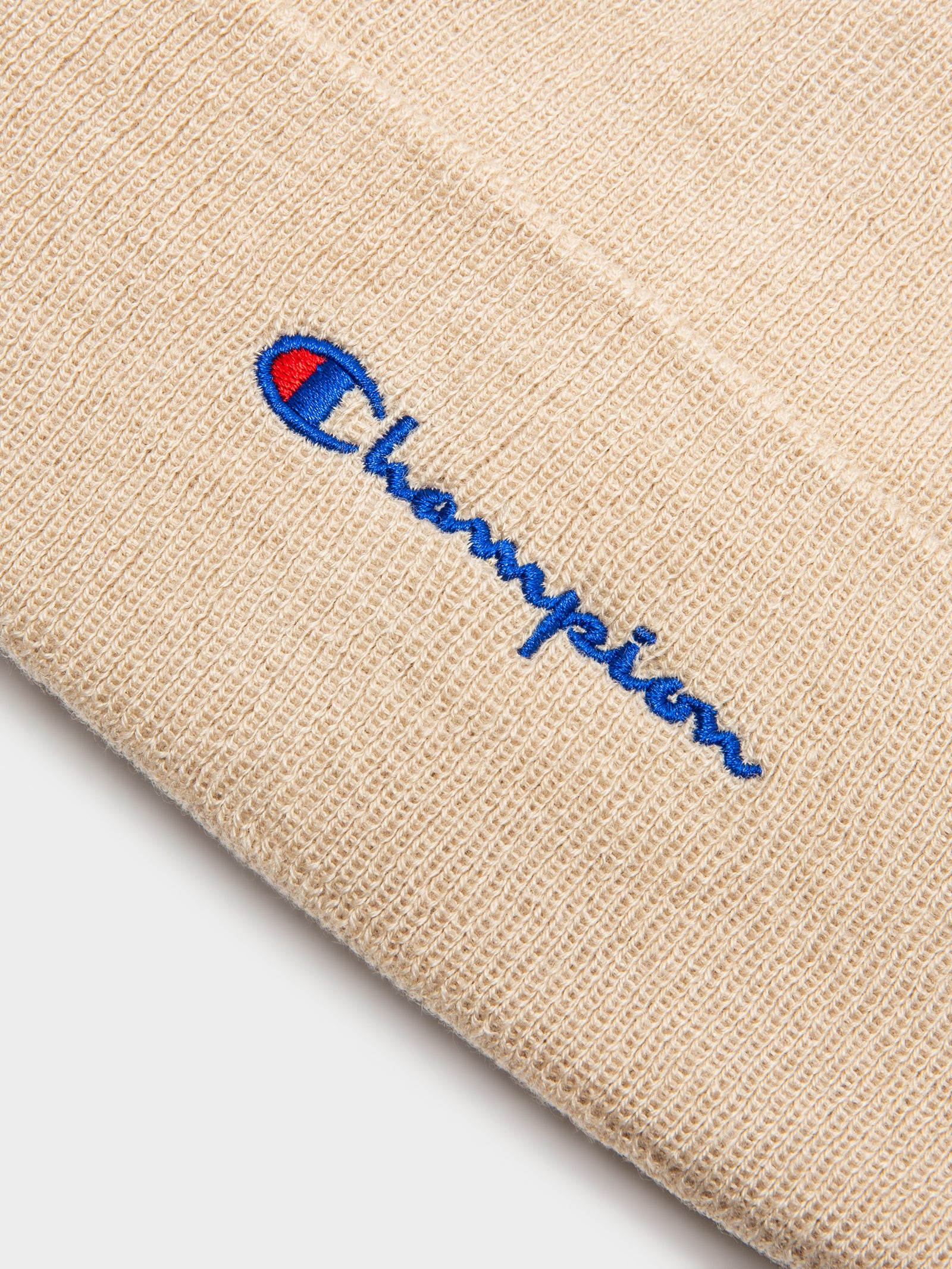 Champion Script Beanie in Sand Storm