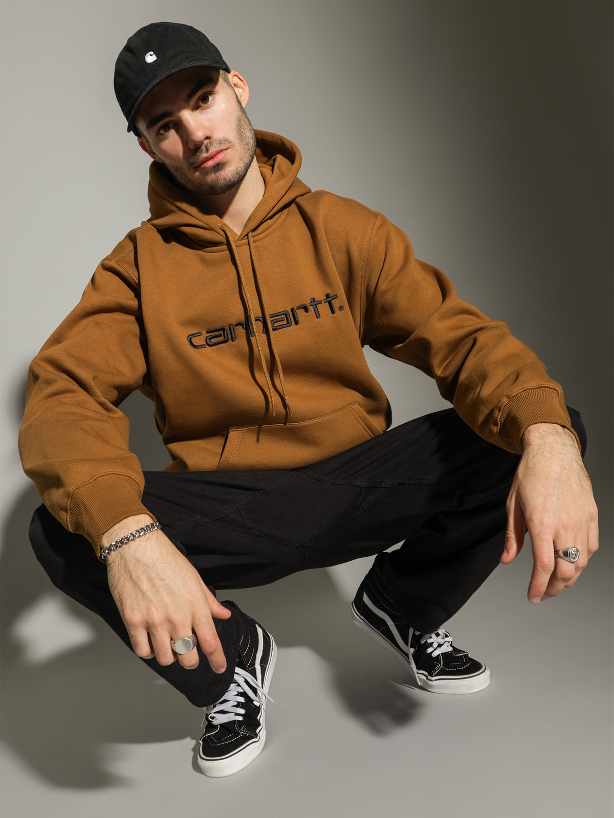 Carhartt Wip Carhartt Hoodie in Brown | Brown