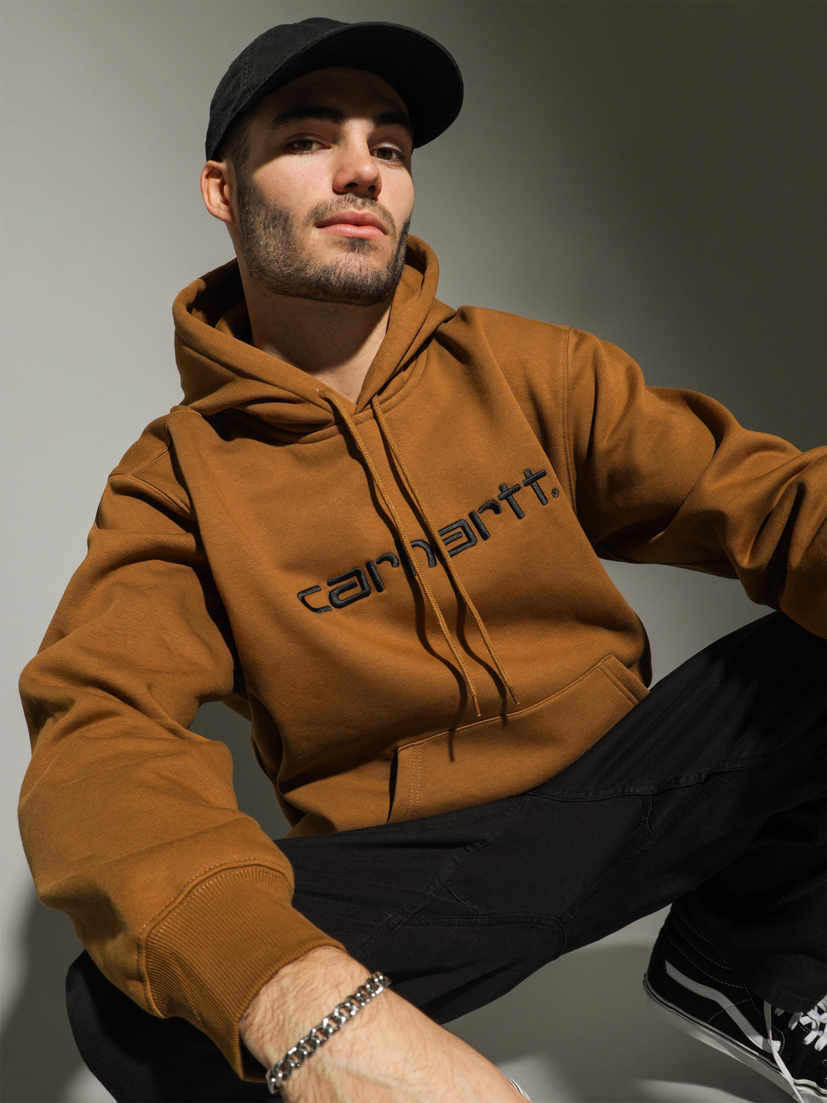 Carhartt Wip Carhartt Hoodie in Brown | Brown