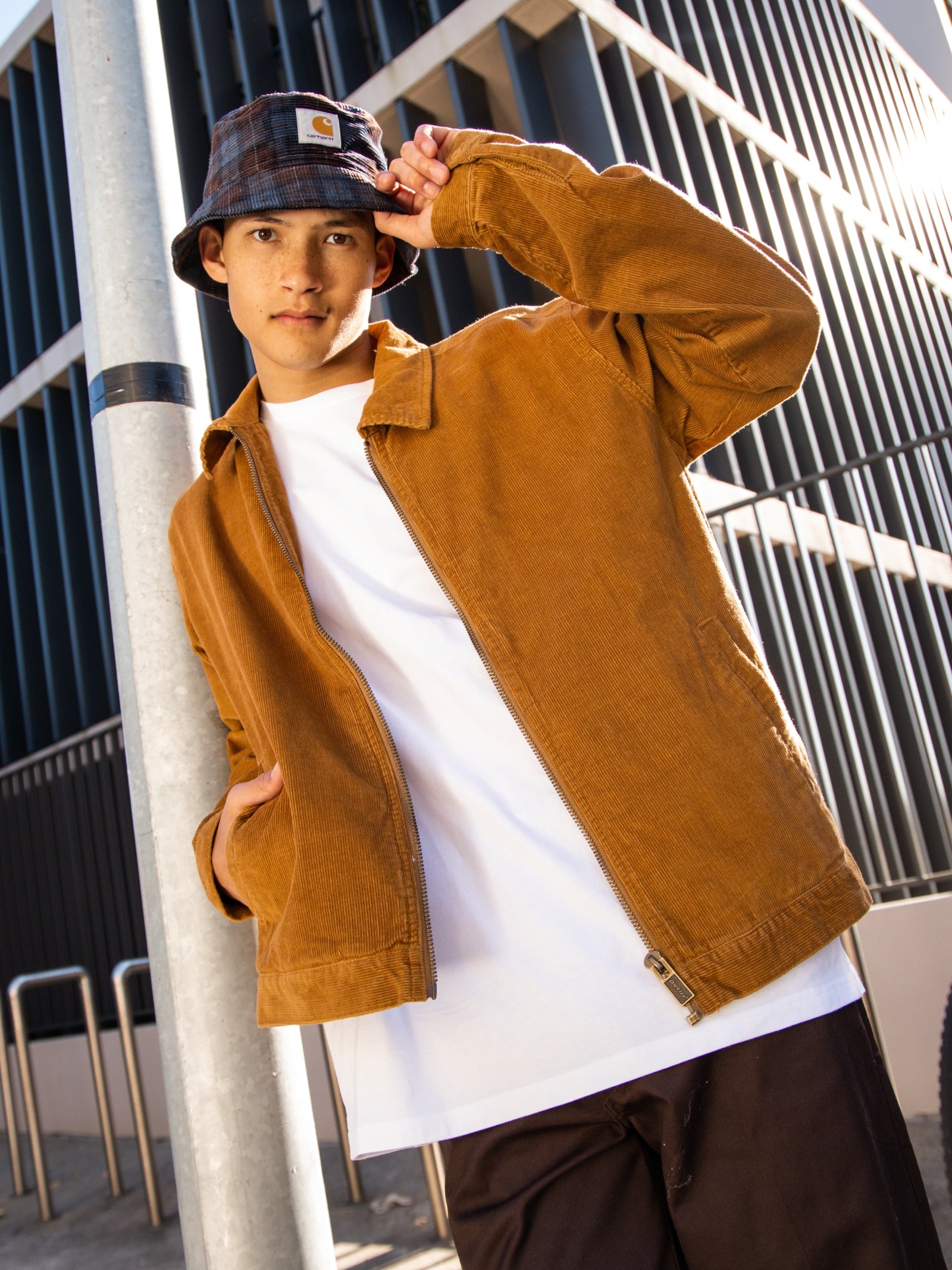 Sonora Cord Jacket in Tan Brown