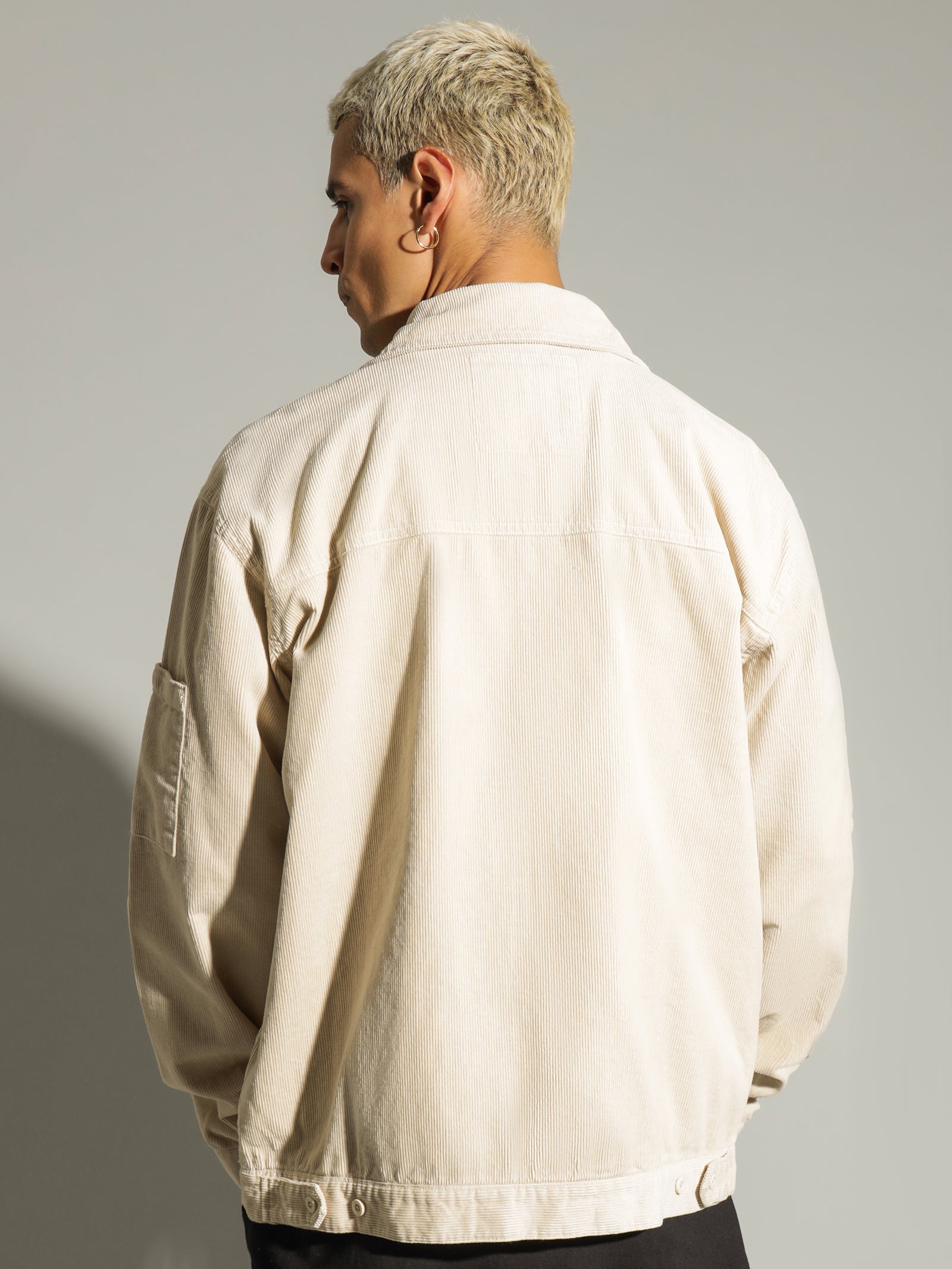 Sonora Cord Jacket in Bone