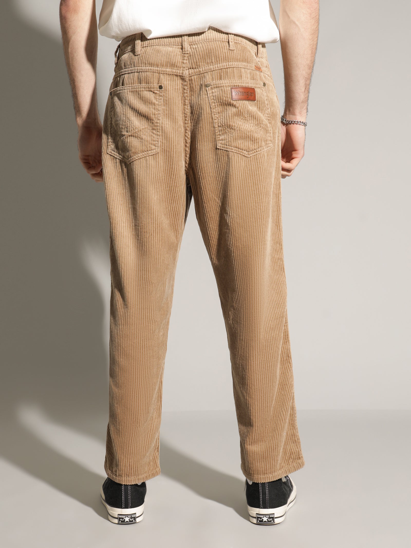 Slacker Corduroy Pants in Oatmeal Brown