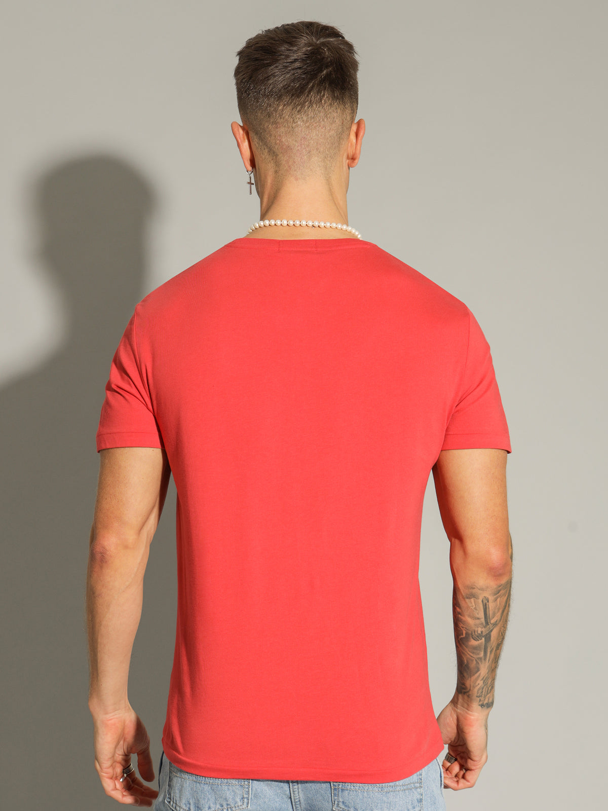 Polo Ralph Lauren Arch Logo T-Shirt in Starboard Red | Red