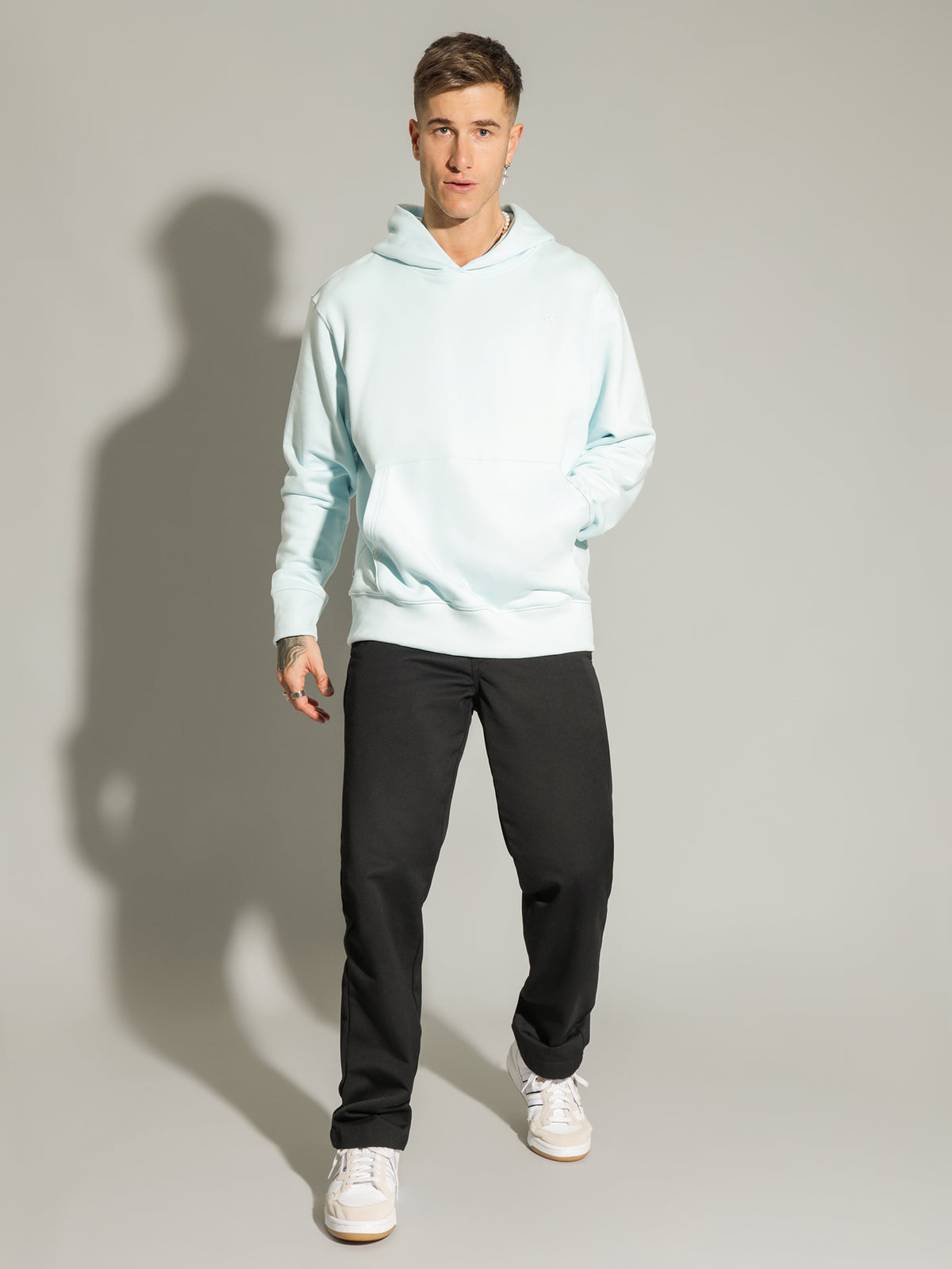 Adidas C Hoodie in Light Blue | Light Blue