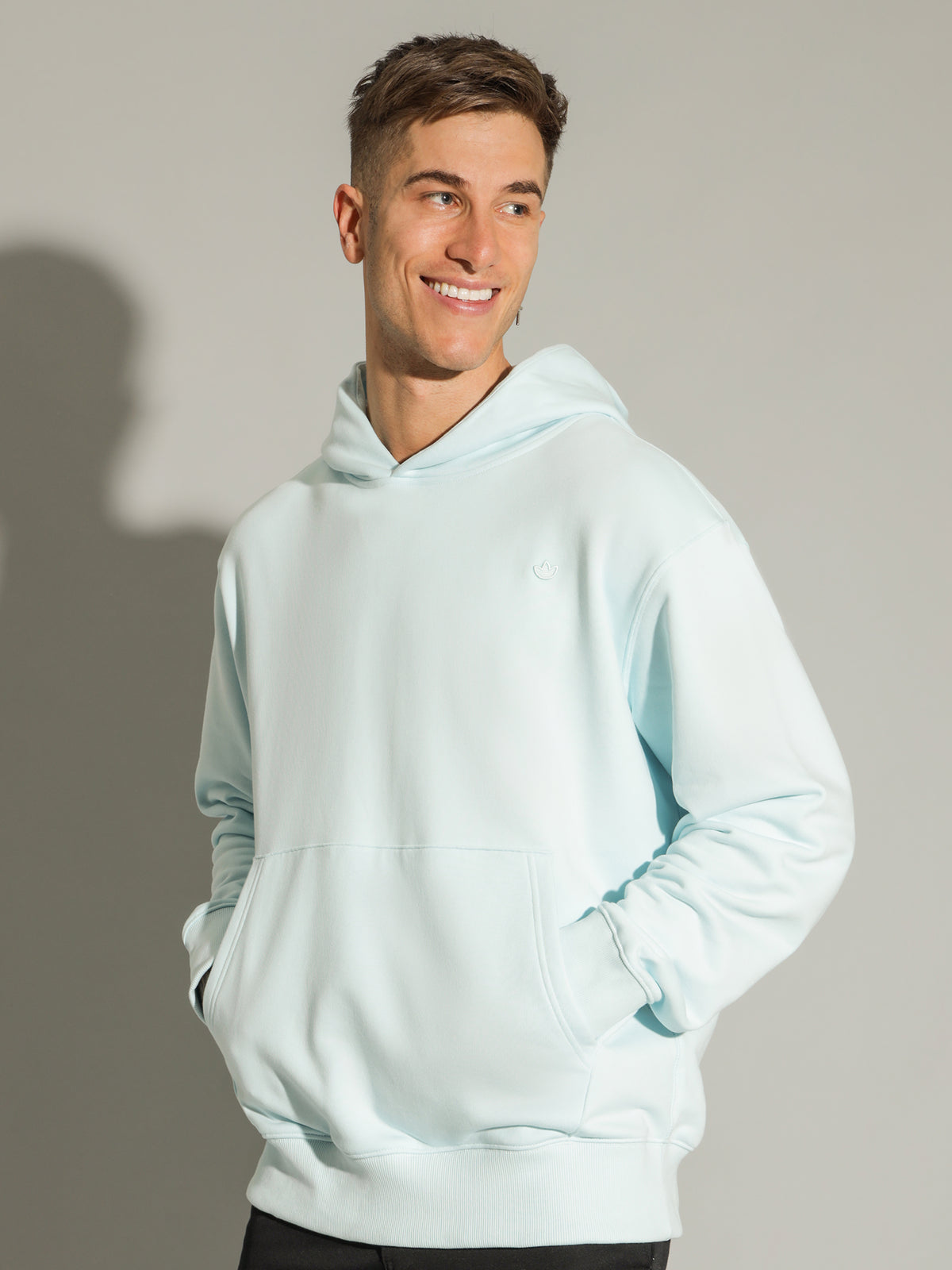 Adidas C Hoodie in Light Blue | Light Blue