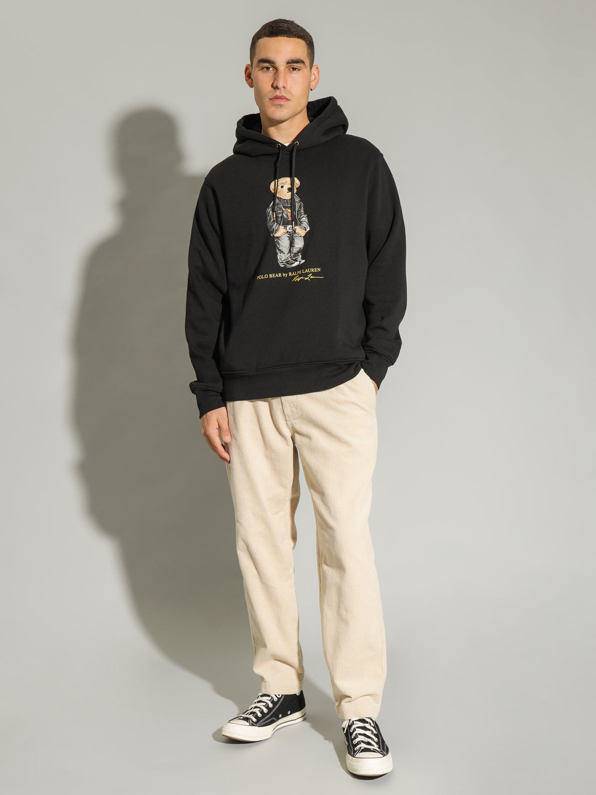 Polo Ralph Lauren Lunar New Year Bear Hoodie in Black | Black