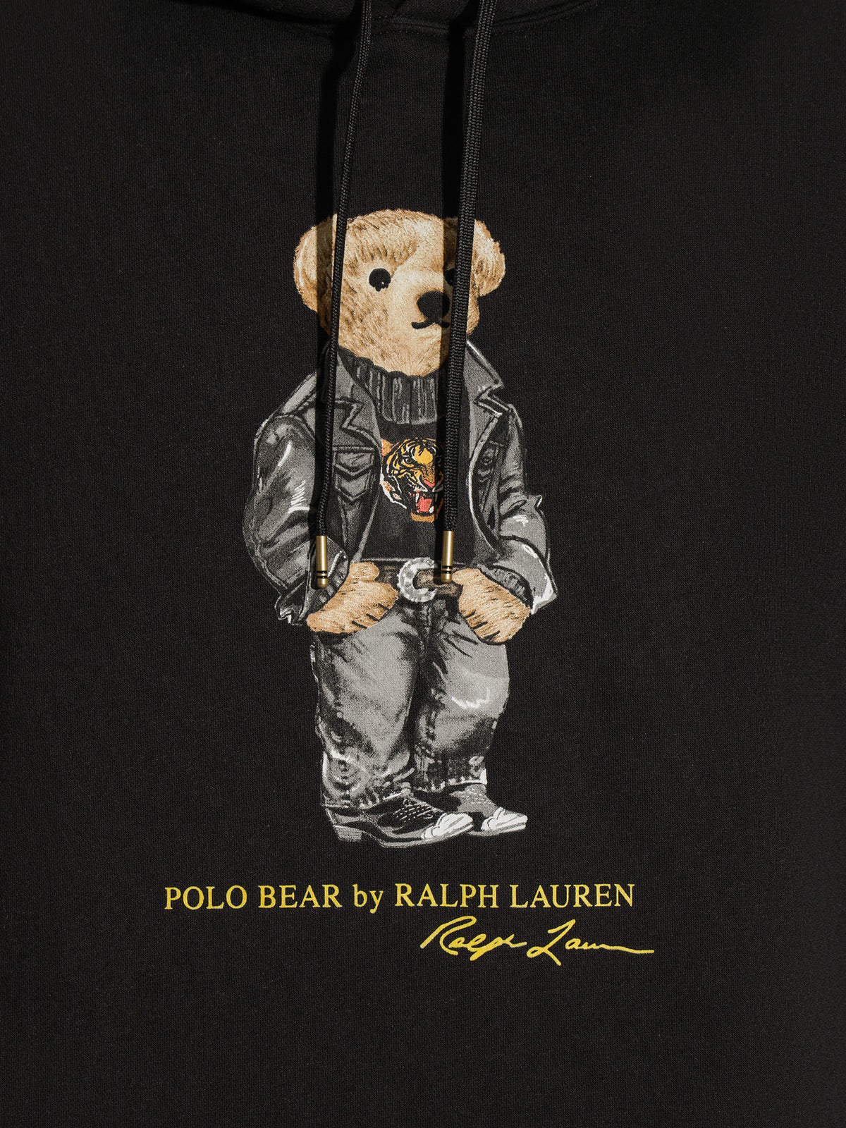 Polo Ralph Lauren Lunar New Year Bear Hoodie in Black | Black