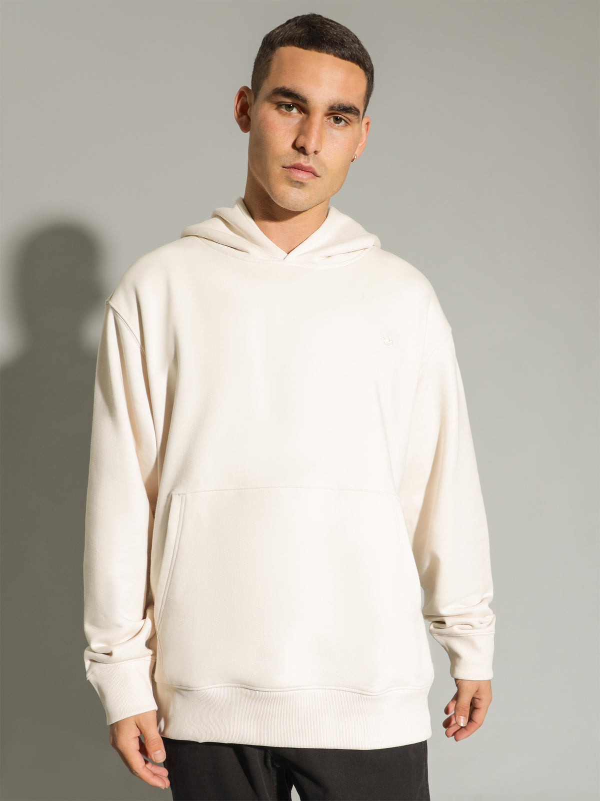 Adidas C Hoodie in Ecru | Ecru