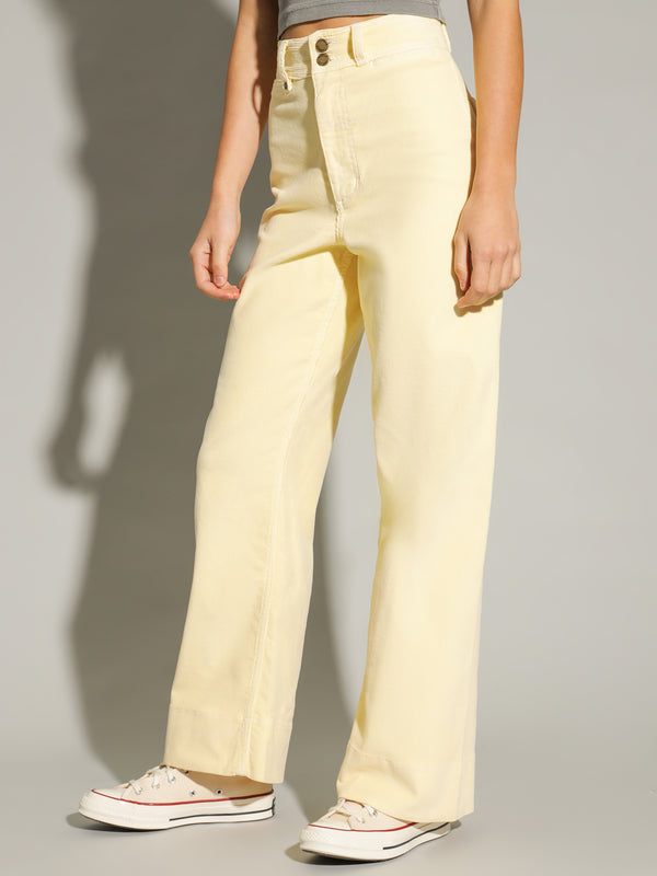 Thrills Belle Full Length Cord Pants in Sunlight Yellow | Glue Store