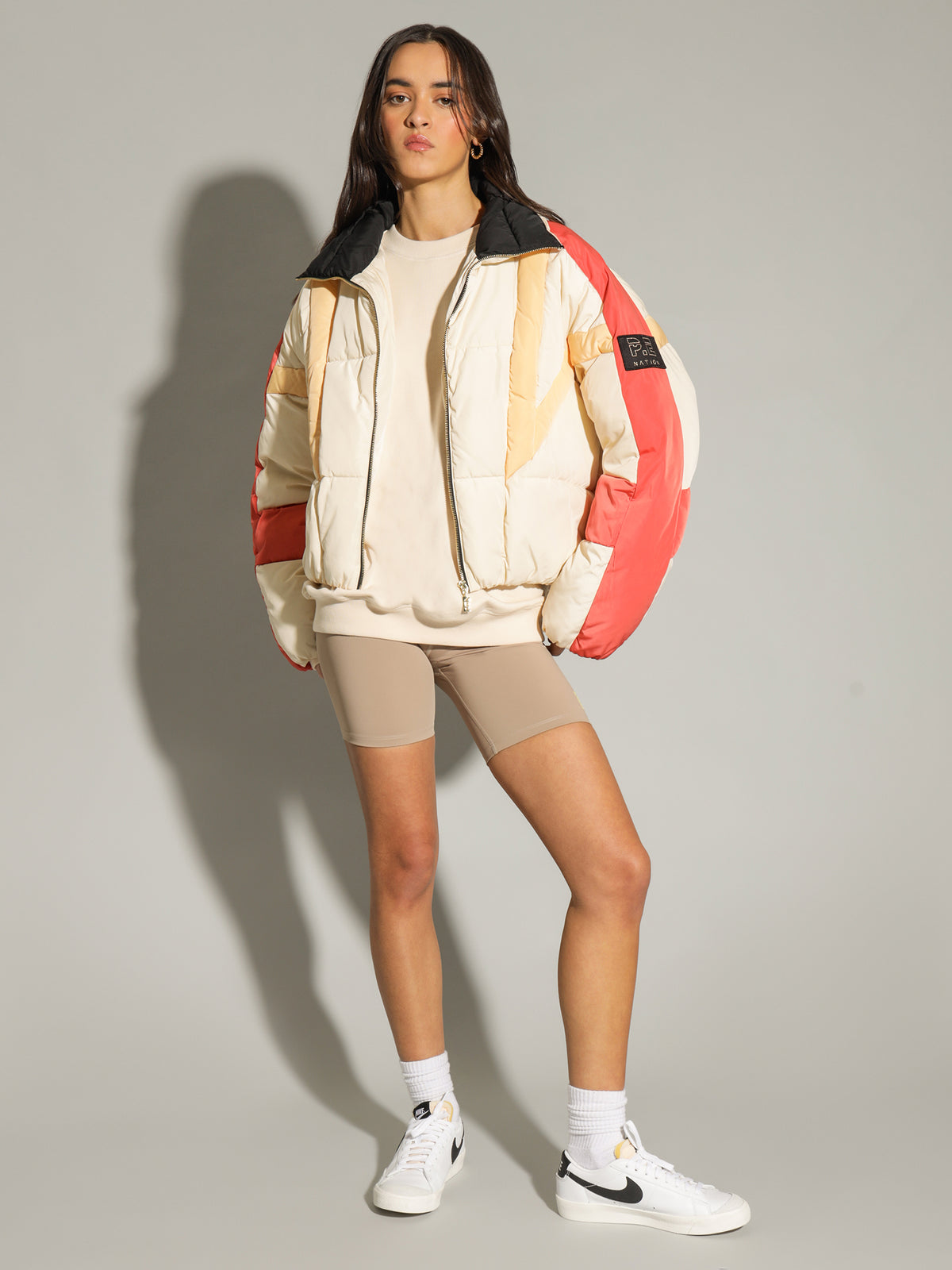 Pe Nation Denizen Jacket in Pearled Ivory | Ivory