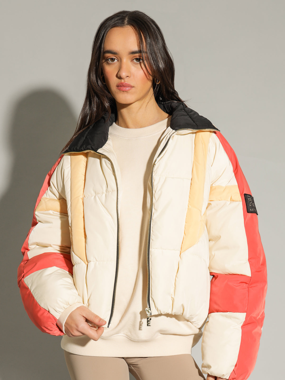 Pe Nation Denizen Jacket in Pearled Ivory | Ivory