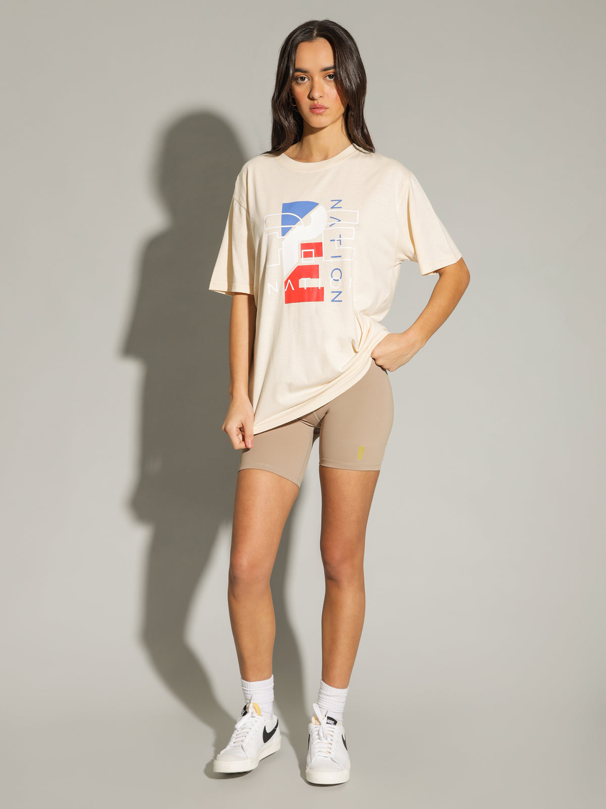 Pe Nation Heritage T-Shirt in Pearled Ivory | Ivory